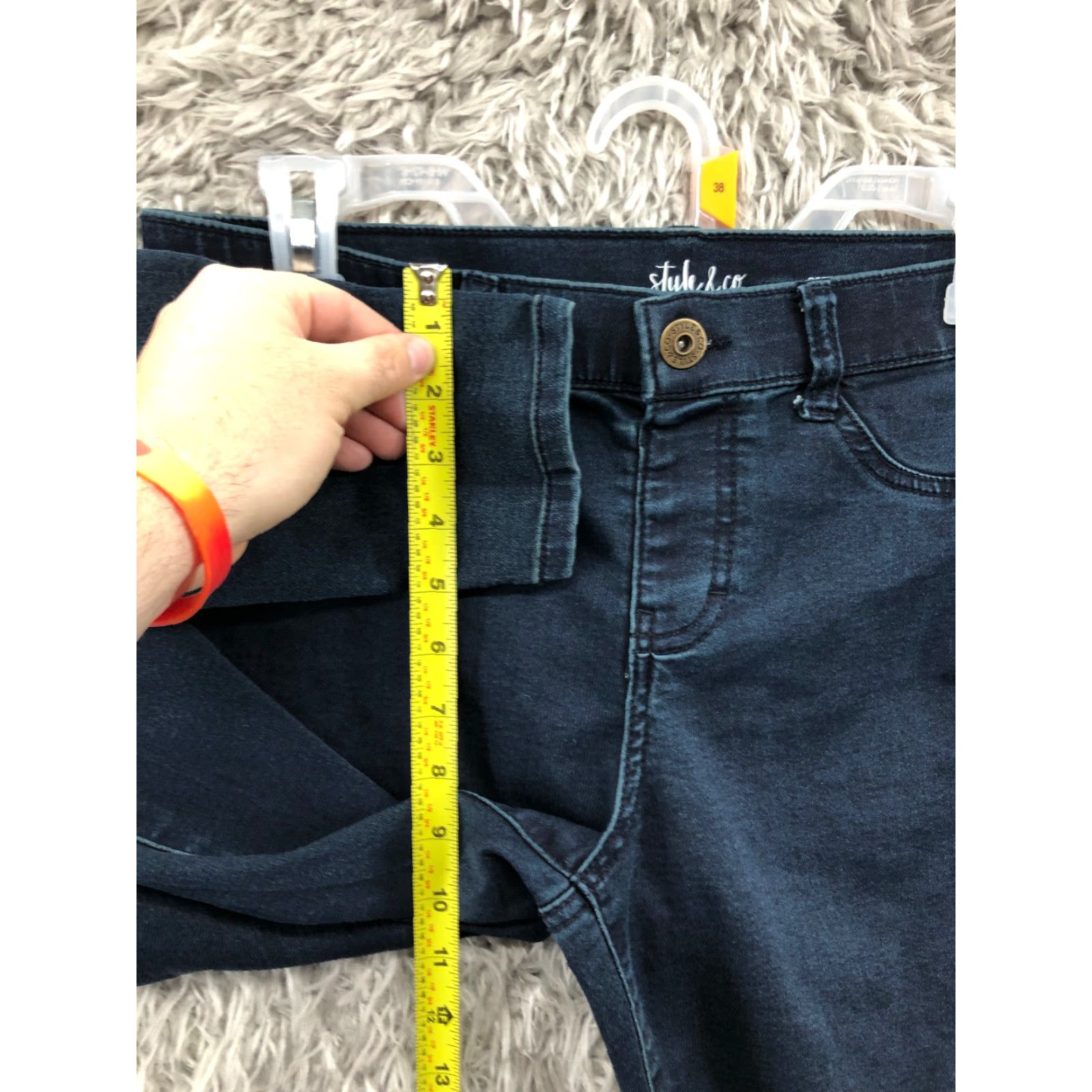 Vintage Style&Co Jeans Size 8 Womens Mid Rise Skinny Dark Wash Blue Denim Size 30" / US 8 / IT 44 - 4 Thumbnail