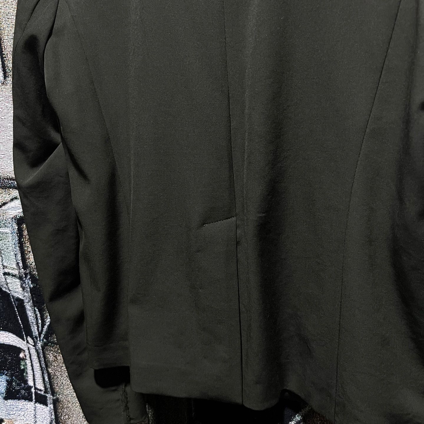 Damir Doma Damir Doma One-button grunge blazer jacket dark green Size M / US 6-8 / IT 42-44 - 5 Thumbnail