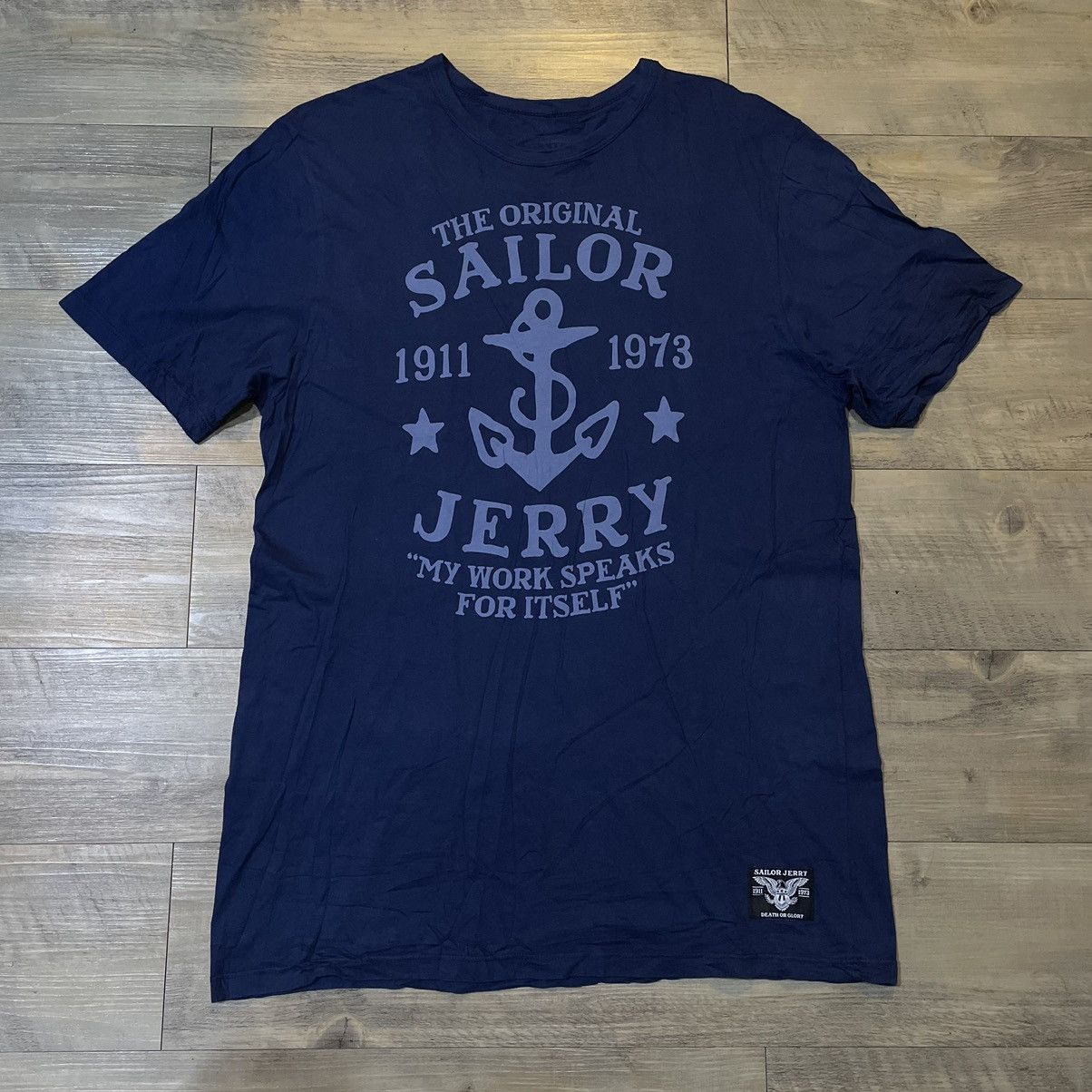 Vintage Sailor jerry t-shirt Size US M / EU 48-50 / 2 - 1 Thumbnail