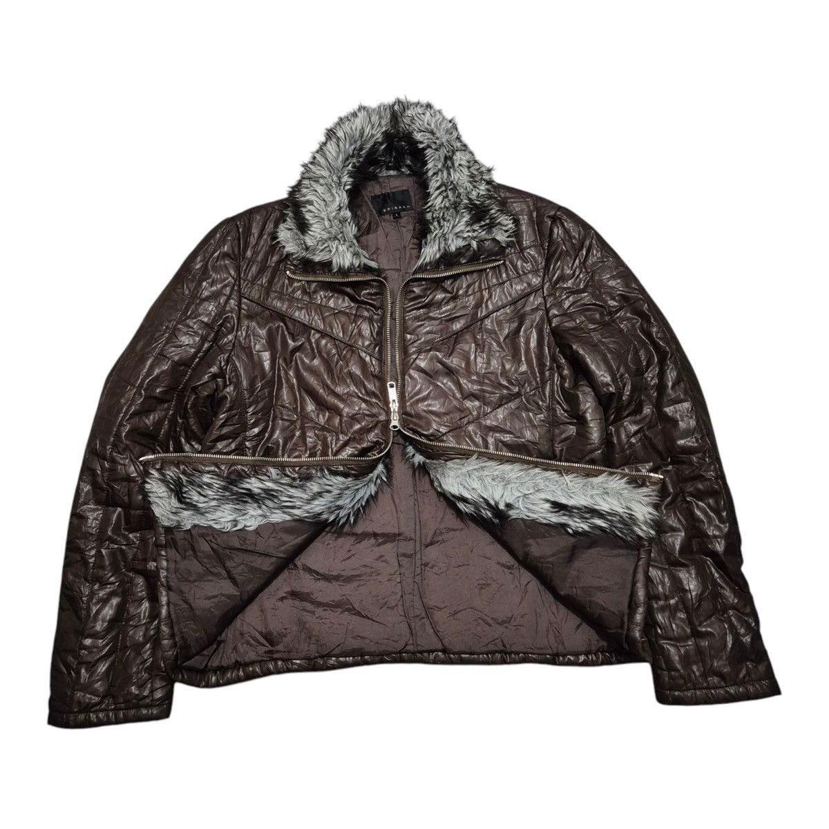 14th Addiction × If Six Was Nine × Le Grande Bleu (L.G.B.) Spinash fur jacket Size US L / EU 52-54 / 3 - 3 Thumbnail