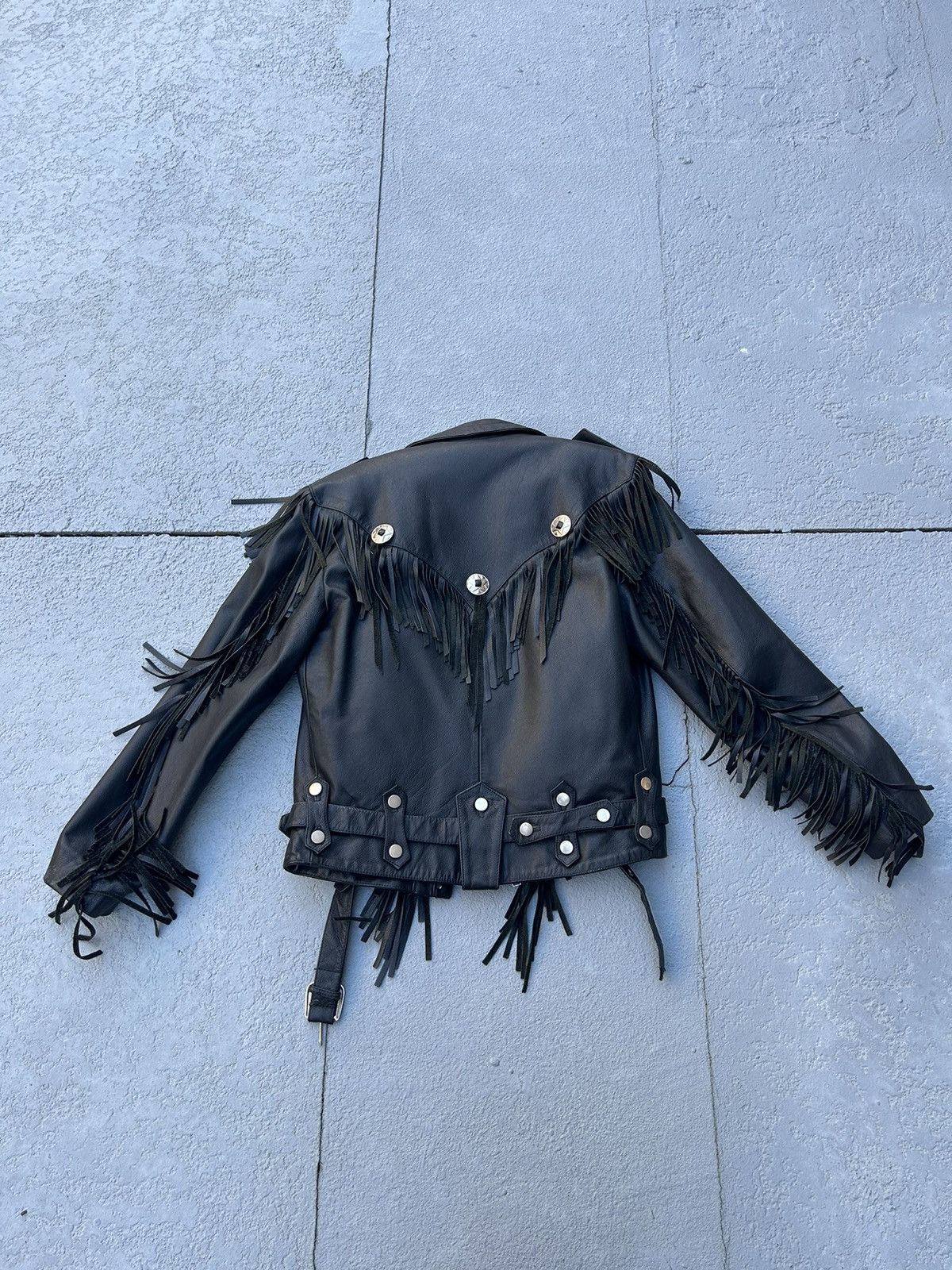 Wilsons Leather Wilson’s Open Road Biker/Cowboy Leather Jacket Size US S / EU 44-46 / 1 - 2 Thumbnail