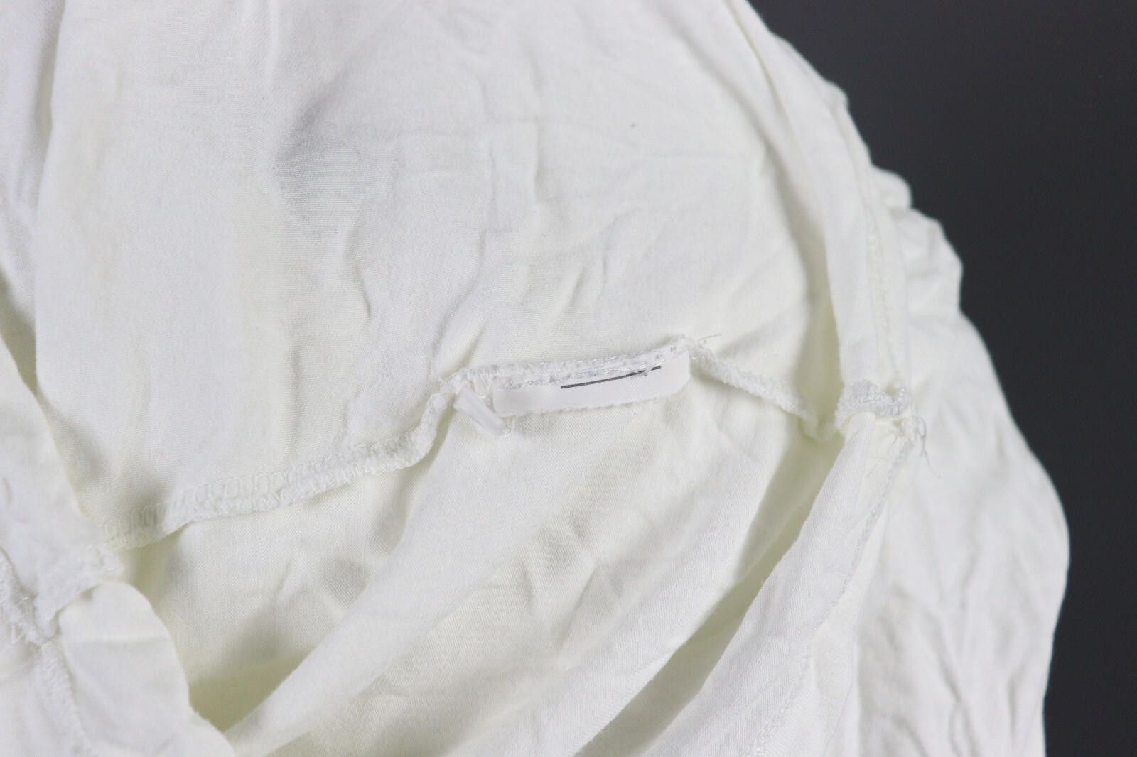 Designer Elisa Cavaletti Sono Italiano White Top Blouse Size M Size M / US 6-8 / IT 42-44 - 8 Thumbnail