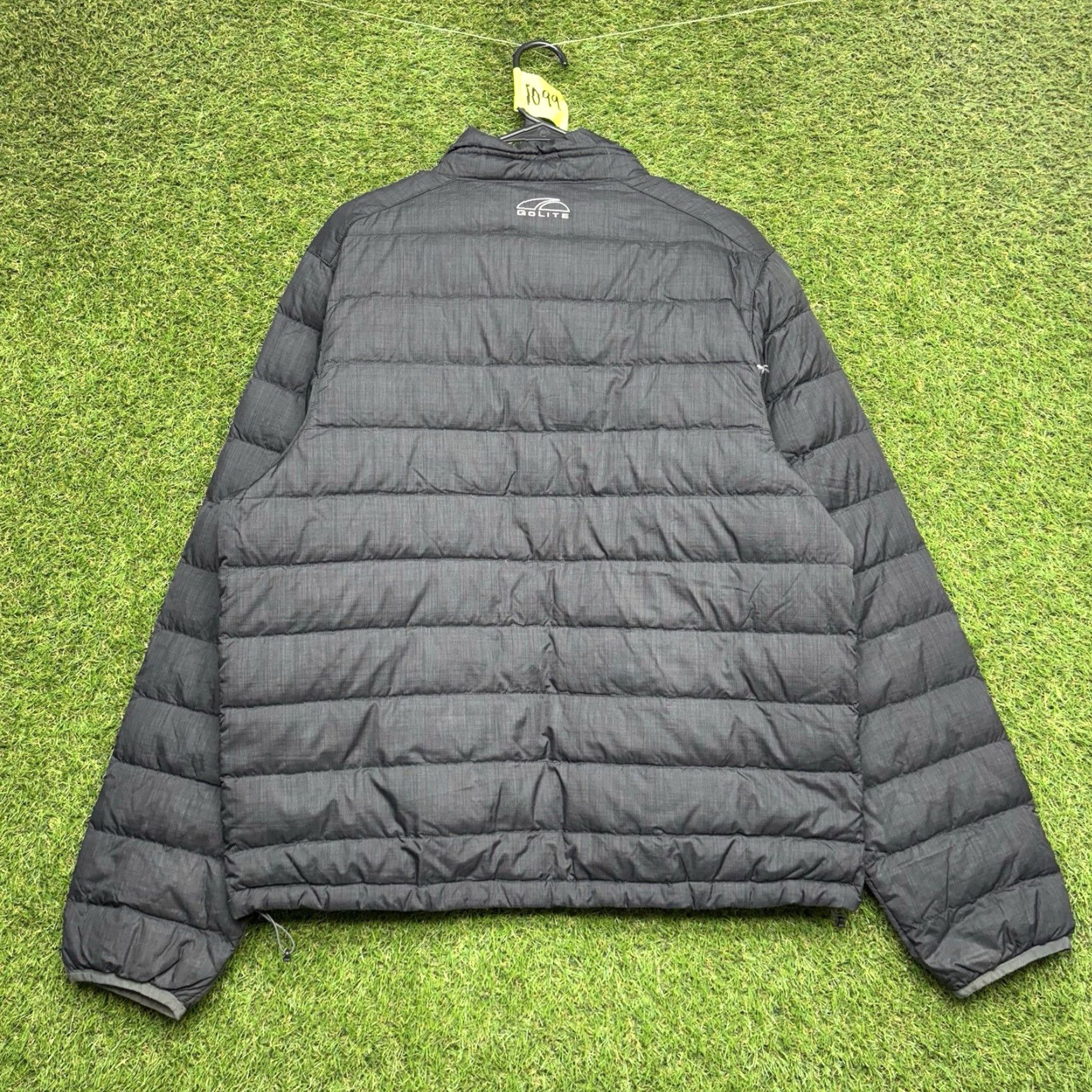 Vintage GoLite Goose Down Puffer Jacket Mens Large Black Full Zip Outdoor Hiking Jacket Size US L / EU 52-54 / 3 - 2 Thumbnail