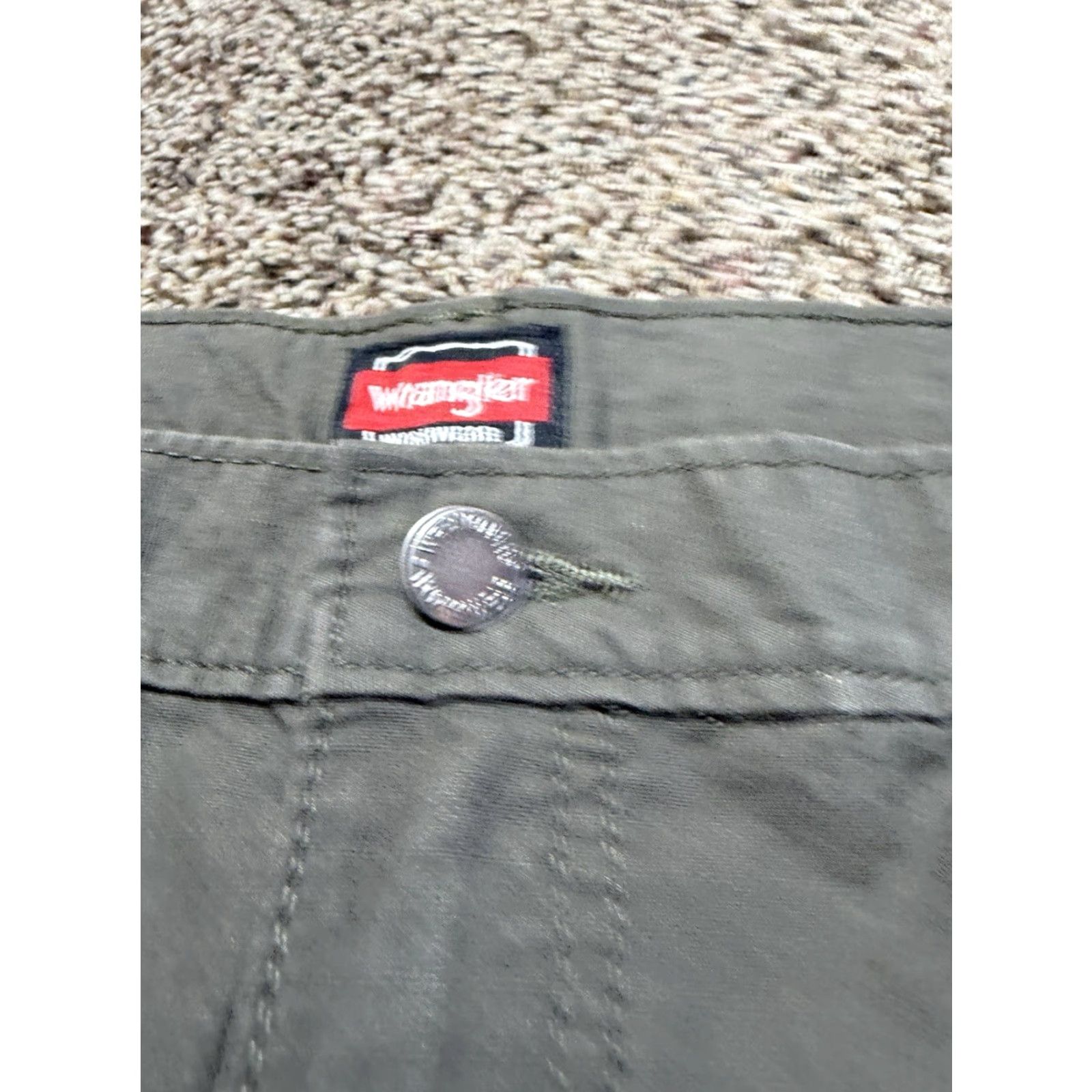 Wrangler Wrangler Rip Stop Mens Pants Size 40 Straight 40X30 Workwear Lightweight Cargo Pocket Canvas Cotton RIGGS Size US 40 / EU 56 - 3 Thumbnail