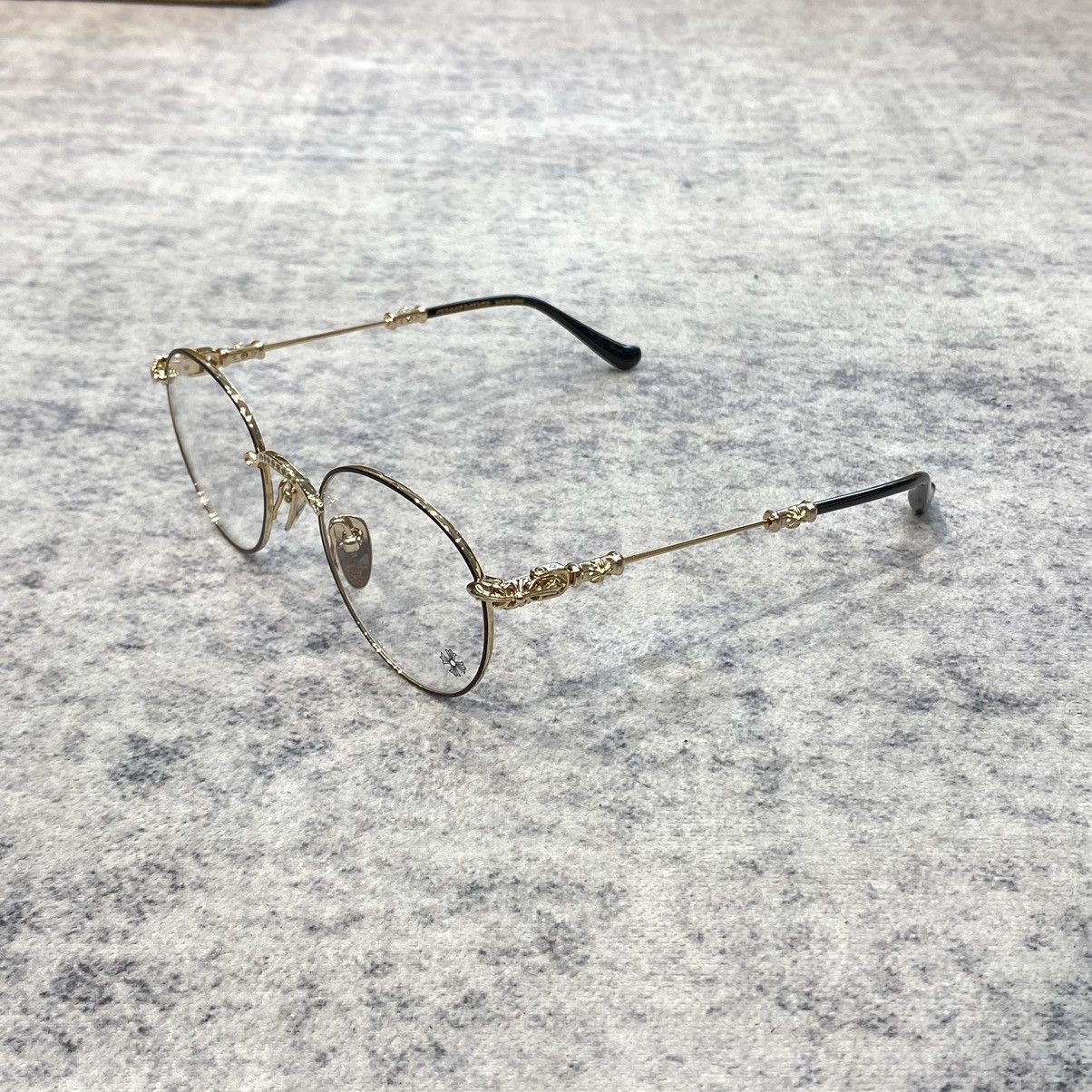 Chrome Hearts CHROME HEARTS BUBBA MATTE BLACK/GOLD PLATED-PLASTIC Size ONE SIZE - 1 Thumbnail