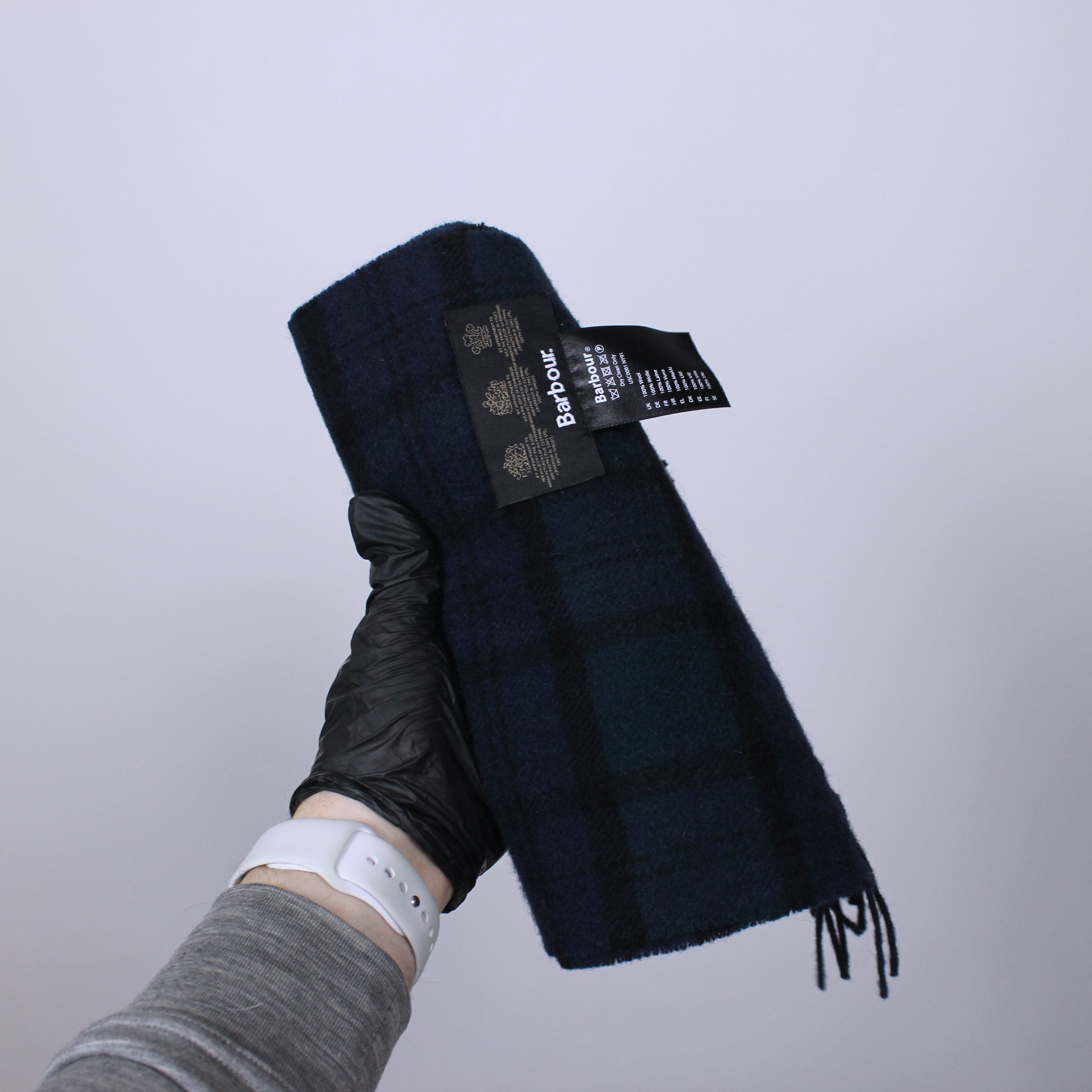 Barbour Barbour scarf men wool rare one size green Size ONE SIZE - 7 Thumbnail