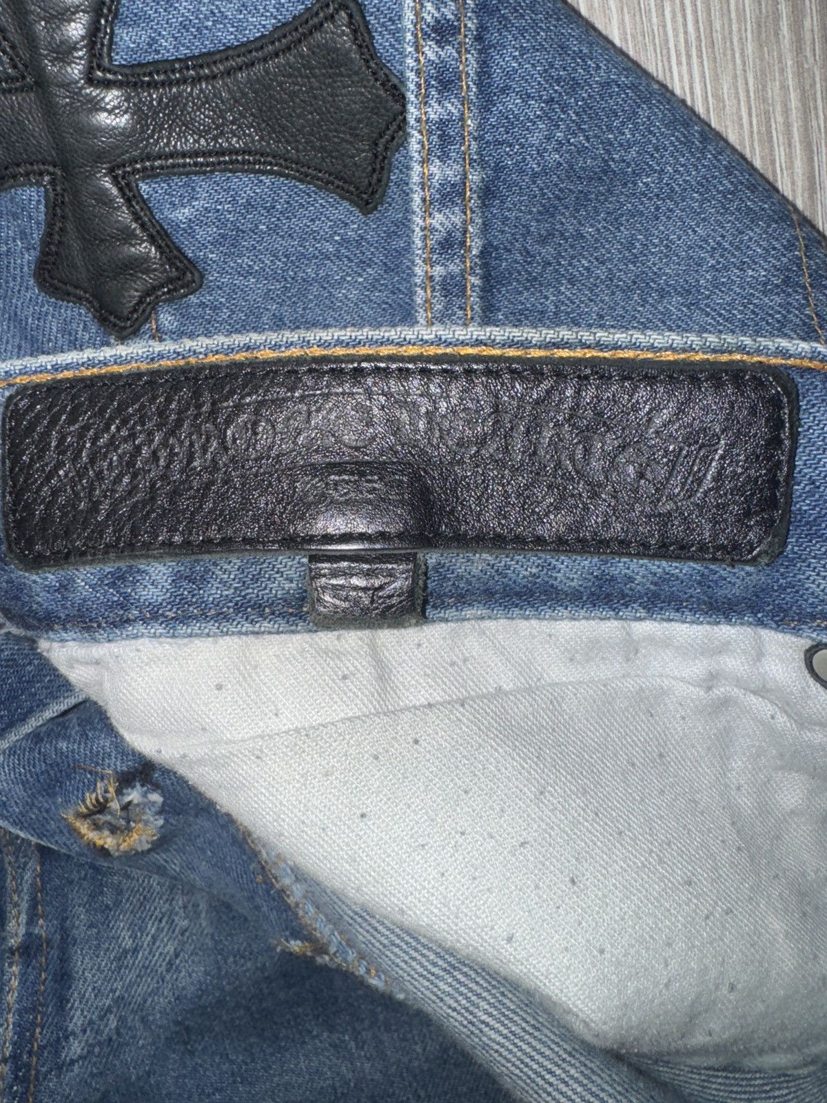 Chrome Hearts × Gallery Dept. 1 Of 1 Chrome Hearts x Gallery Dept Jeans Size US 42 / EU 58 - 15 Thumbnail
