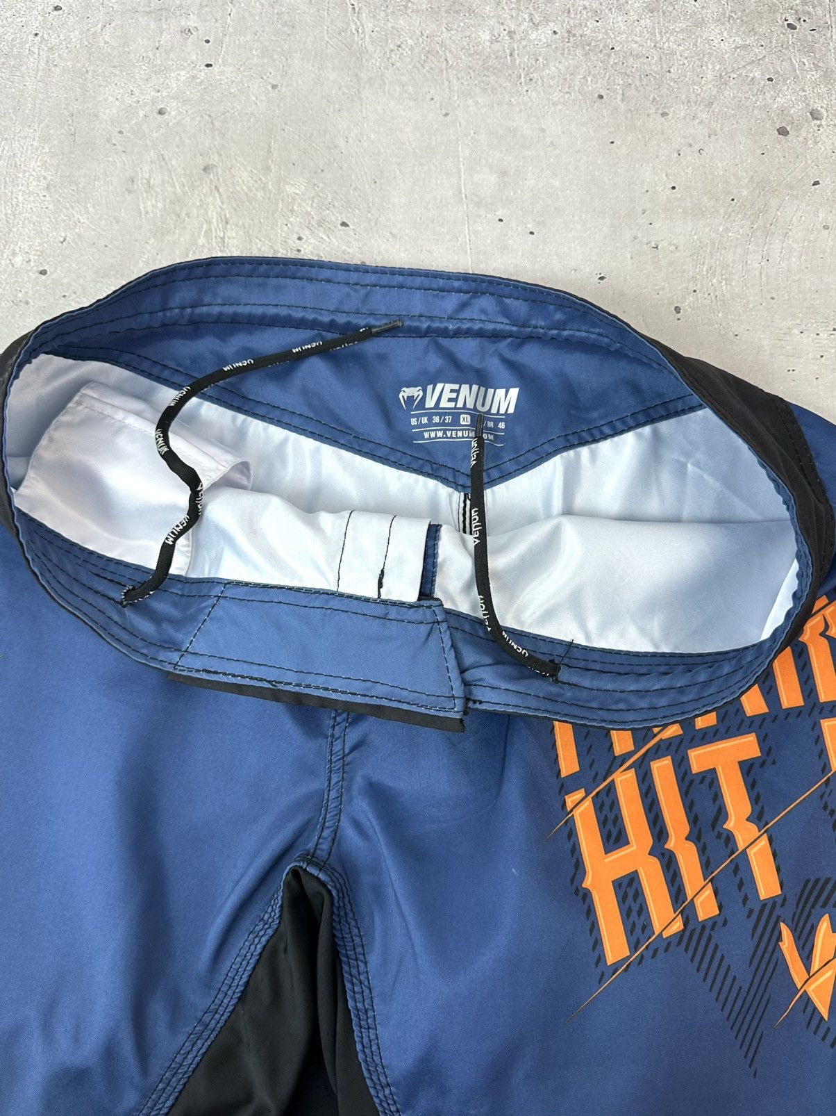 Other Venum Train Hard Hit Heavy Blue Printed Shorts Size US 34 / EU 50 - 9 Thumbnail