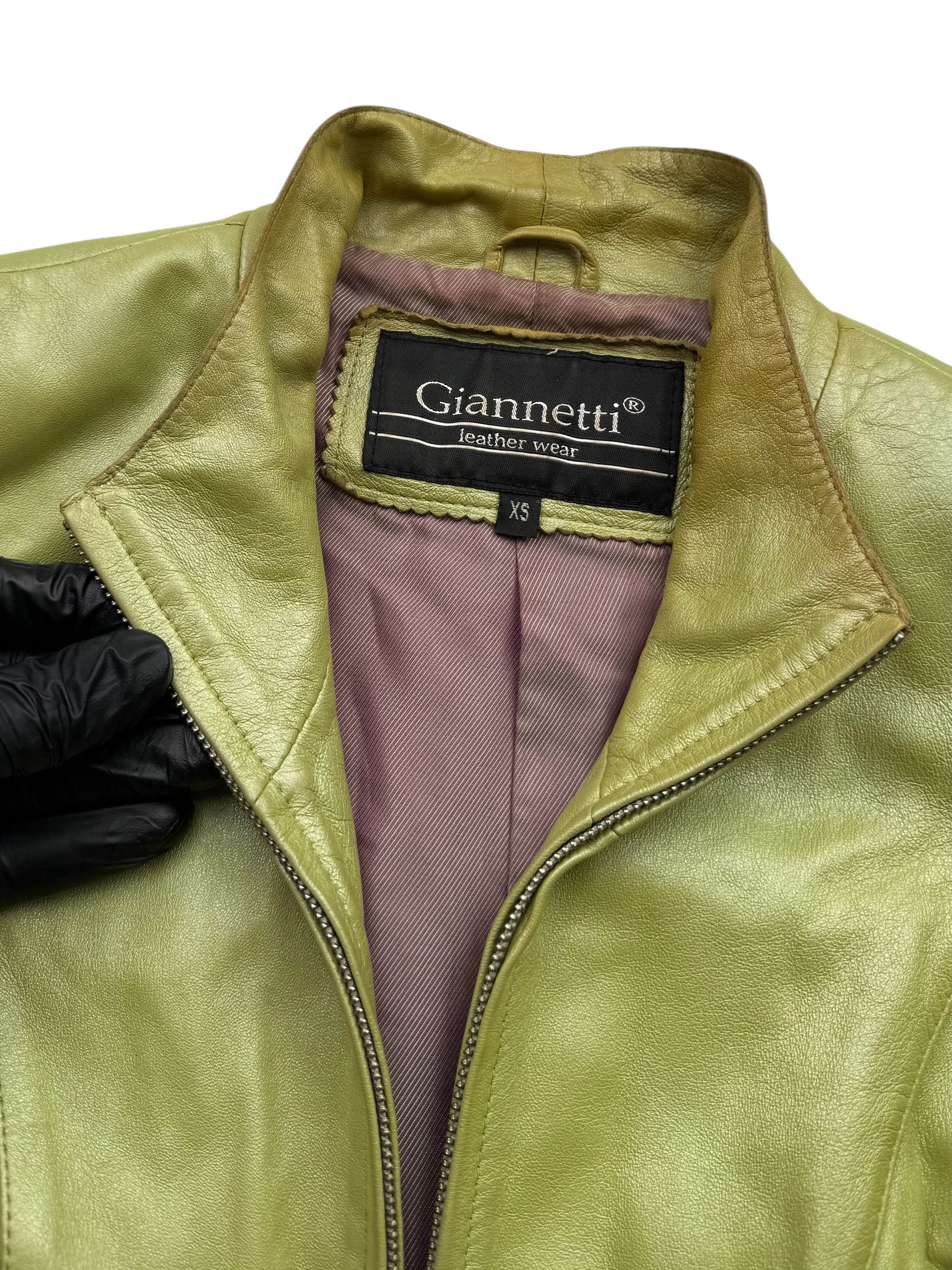 Japanese Brand Vintage Cropped Leather Jacket W146(V9) Size XS / US 0-2 / IT 36-38 - 3 Thumbnail