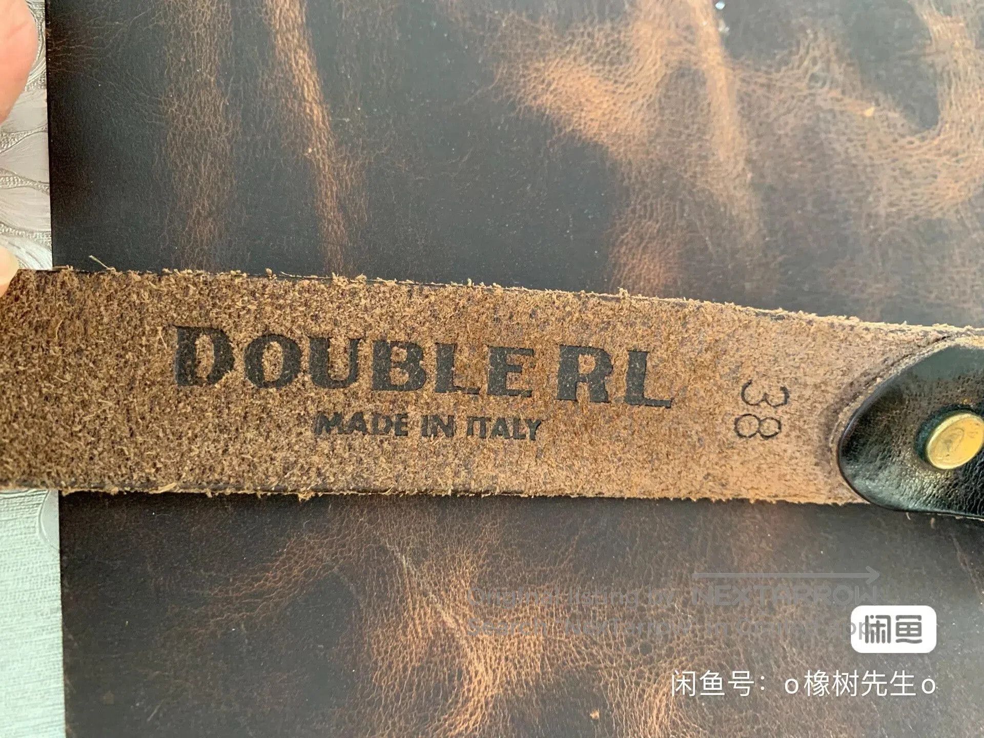 RRL Ralph Lauren RRL Brown Leather Belt. Size ONE SIZE - 4 Thumbnail