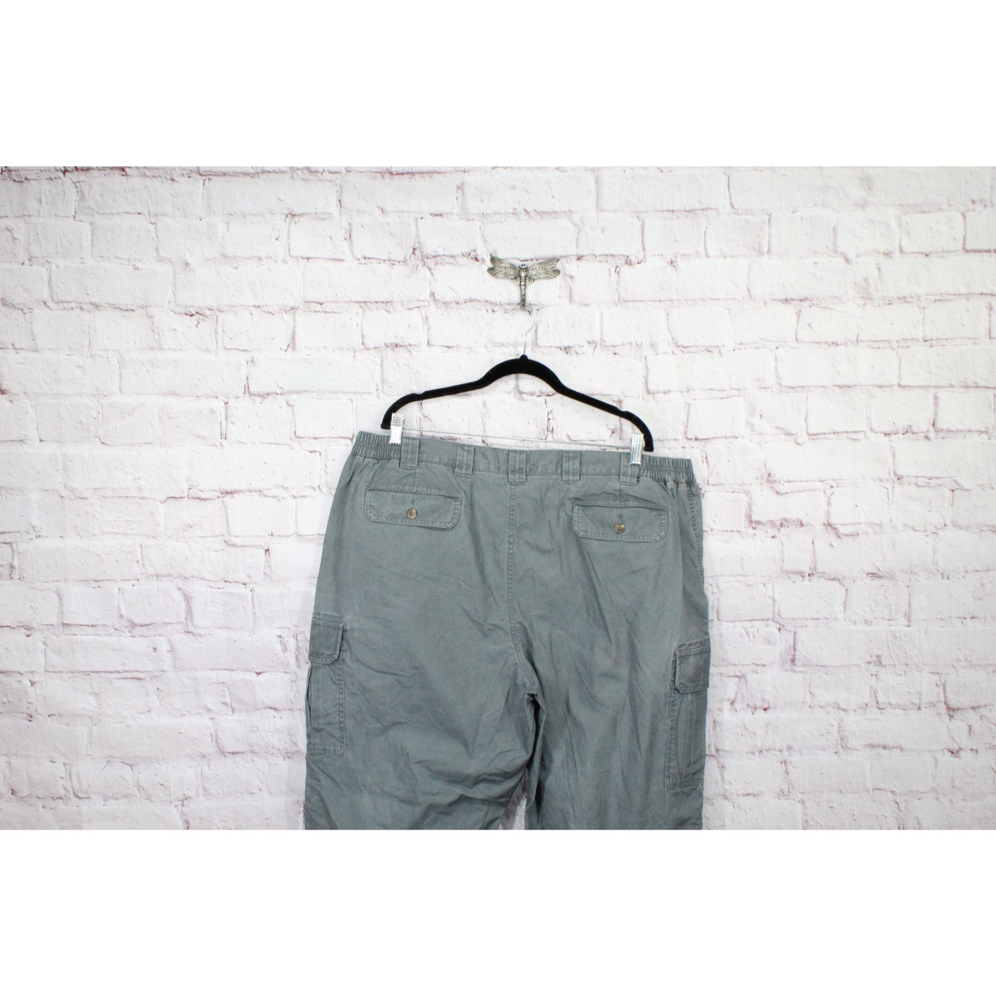 L.L. Bean LL Bean Tropic Weight Cargo Pants Natural Fit Comfort Waist Size US 44 / EU 60 - 4 Thumbnail