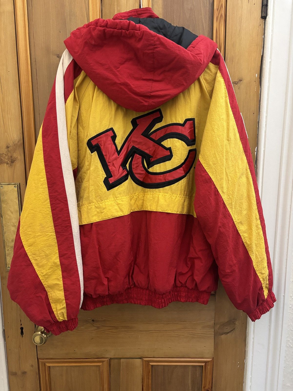 NFL 90s Vintage Starter Kansas City Chiefs NFL Jacket Size US XL / EU 56 / 4 - 2 Thumbnail