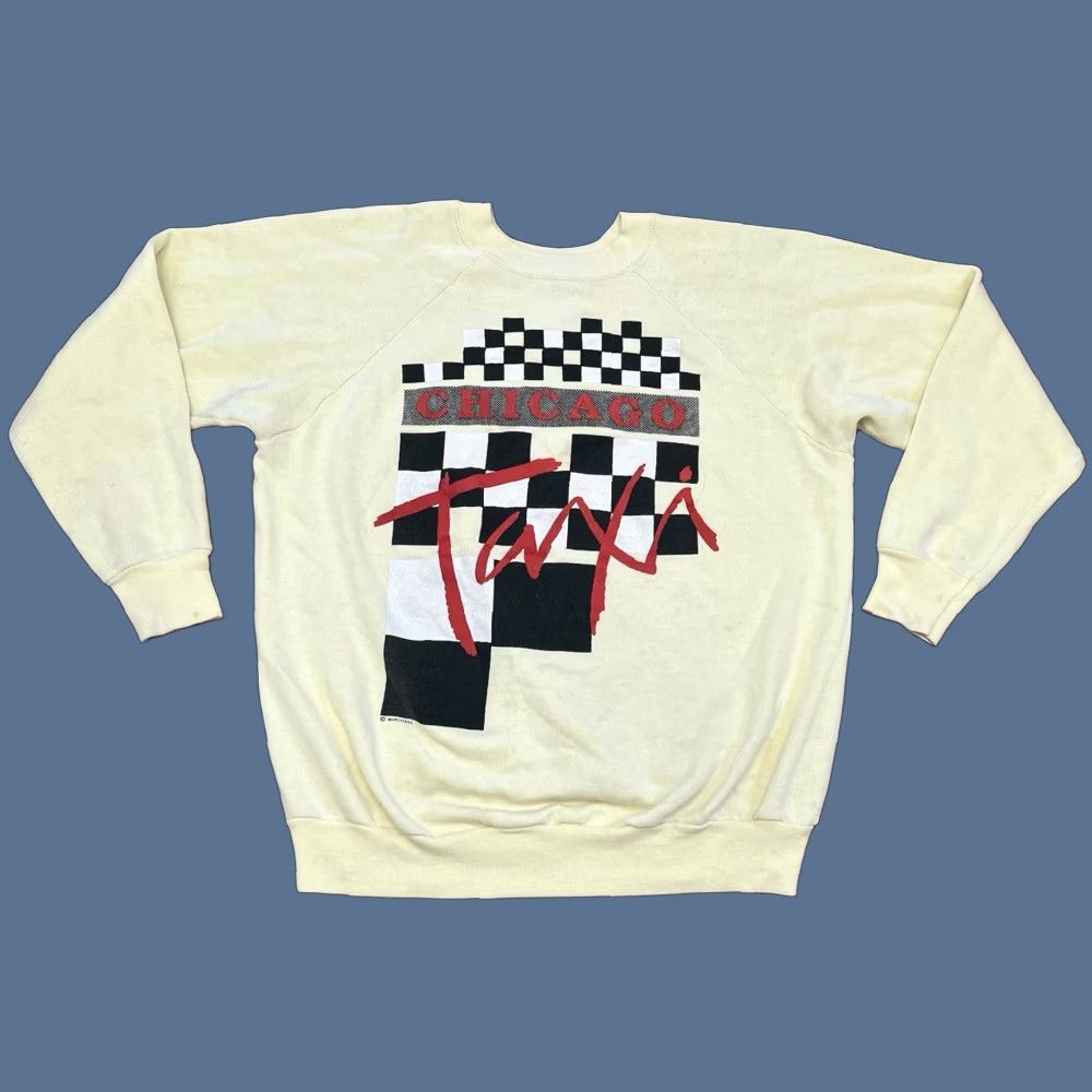 Vintage VINTAGE Chicago Taxi Cab Crewneck Sweatshirt XL USA Size US XL / EU 56 / 4 - 1 Thumbnail
