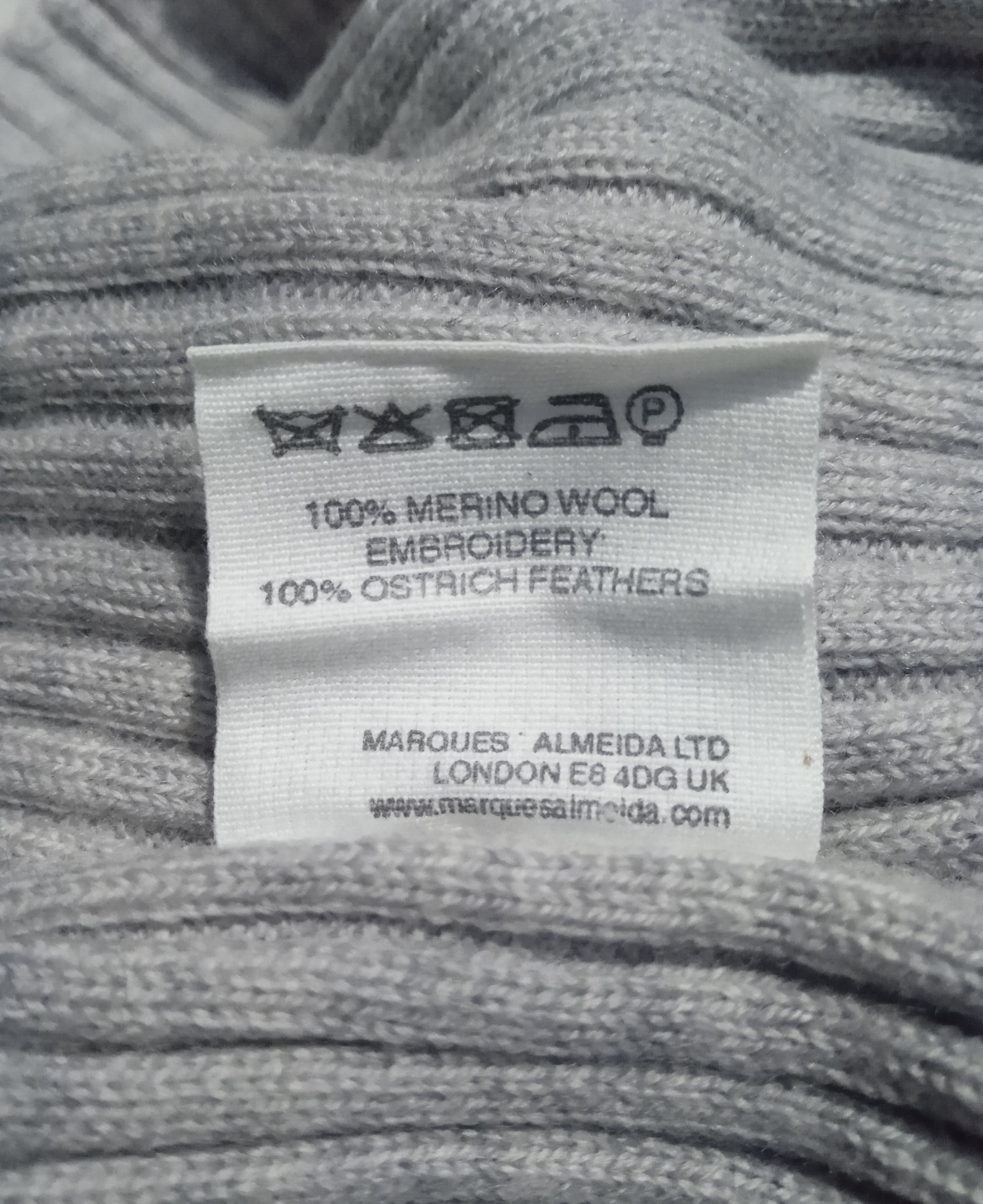 Marques'Almeida Turtleneck Knitwear Feathers Embroidery Size S / US 4 / IT 40 - 13 Thumbnail