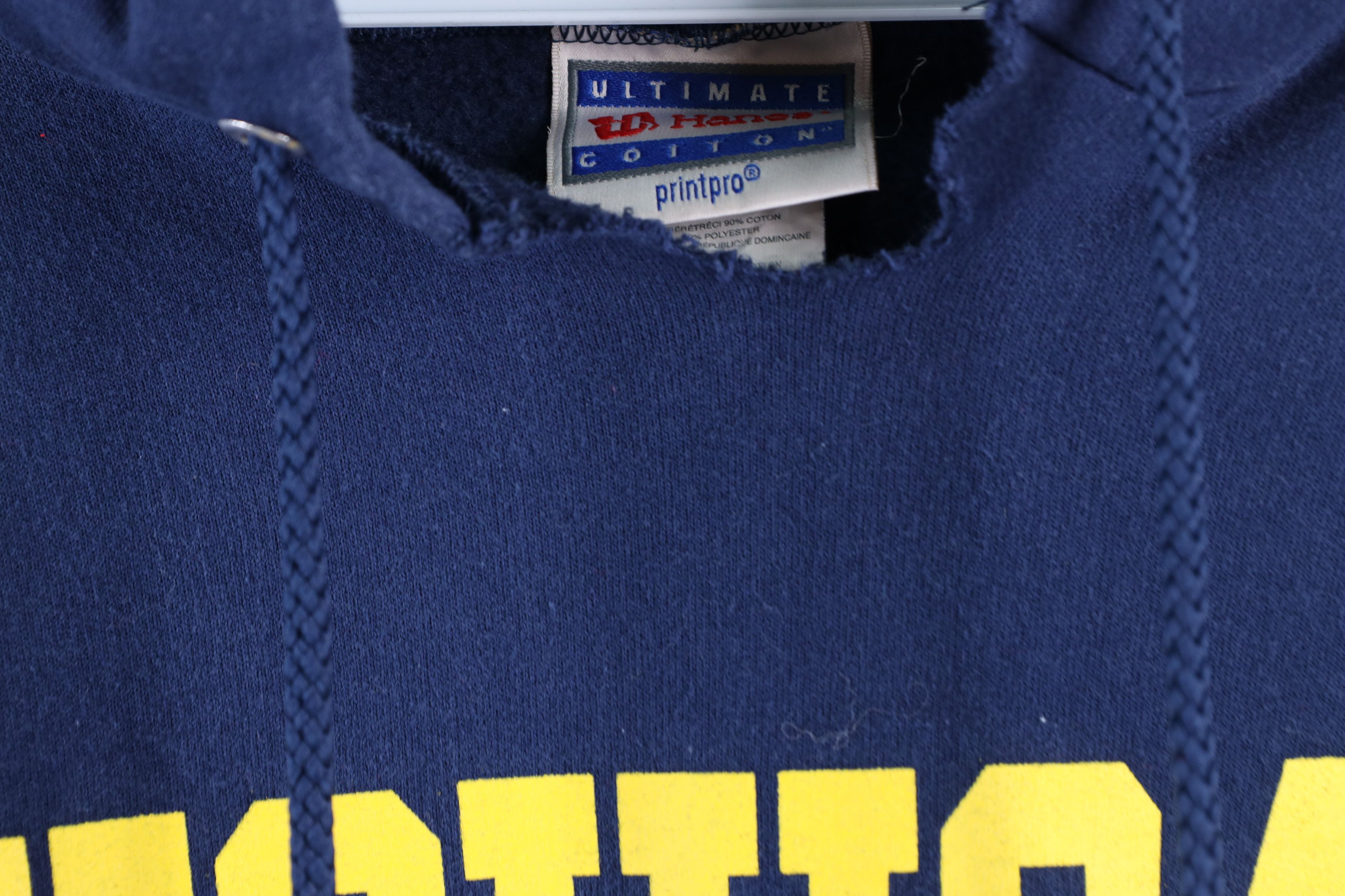Vintage Vintage 90s Out University of Michigan Hoodie Sweatshirt Size US L / EU 52-54 / 3 - 5 Thumbnail