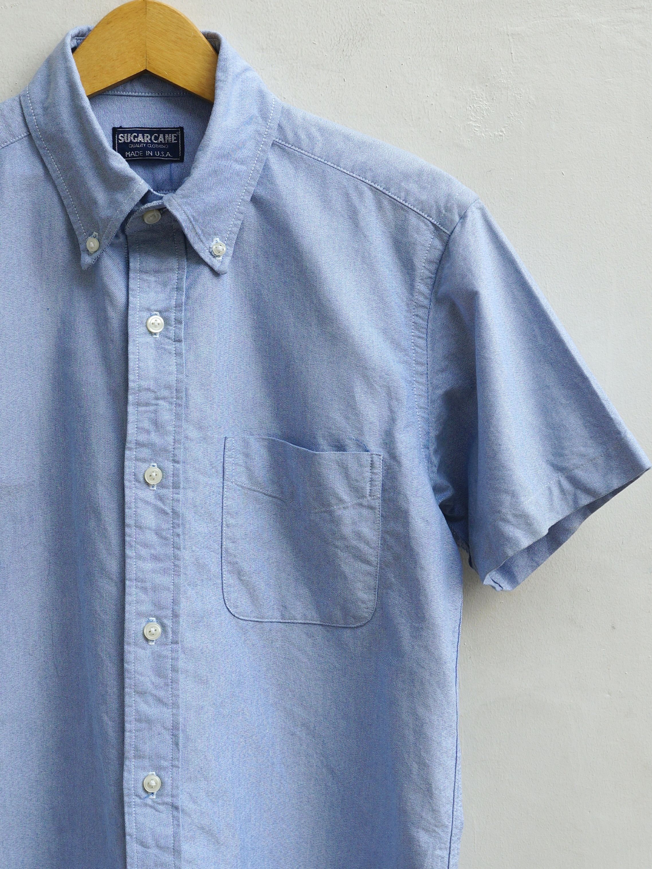Sugar Cane × Toyo Enterprises SugarCane Blue Cotton Oxford Shirt Size US L / EU 52-54 / 3 - 2 Thumbnail