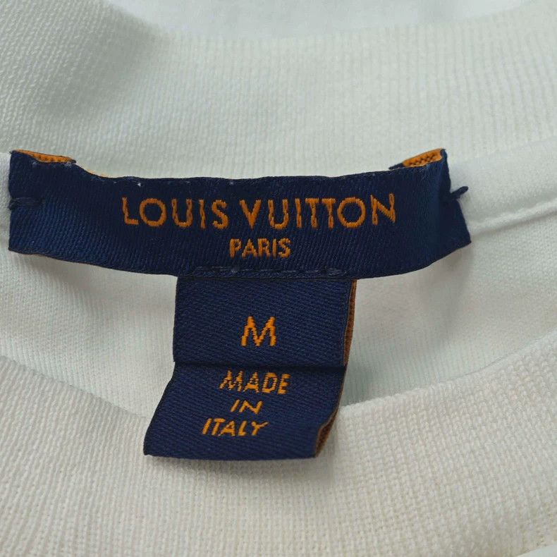 Louis Vuitton Louis Vuitton White denim presbyopic pocket chain short sle Size US M / EU 48-50 / 2 - 5 Thumbnail