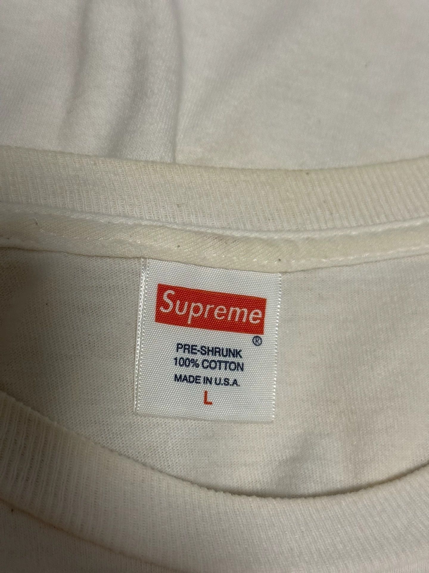 Supreme White Graphic Print "Kings of Memphis" Short Sleeve T-Shirt Size US L / EU 52-54 / 3 - 5 Thumbnail