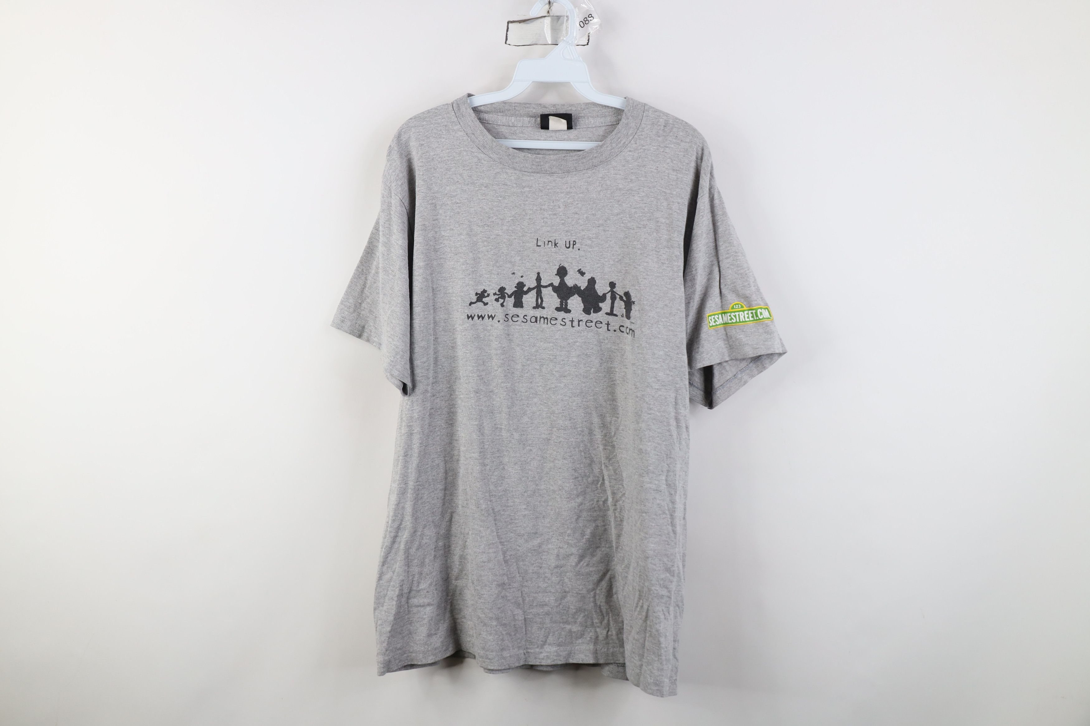 Vintage Vintage 90s Y2K Sesame Street Linkup Website T-Shirt USA Size US L / EU 52-54 / 3 - 1 Thumbnail