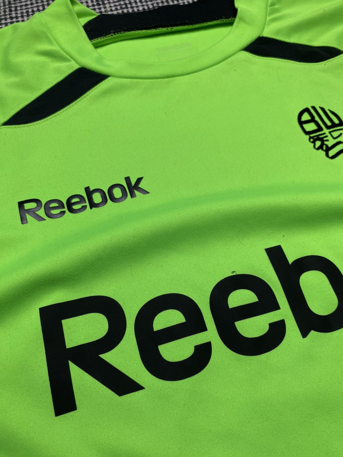 Reebok × Vintage Rare vintage Bolton Reebok soccer jersey long sleeve y2k Size US M / EU 48-50 / 2 - 11 Thumbnail