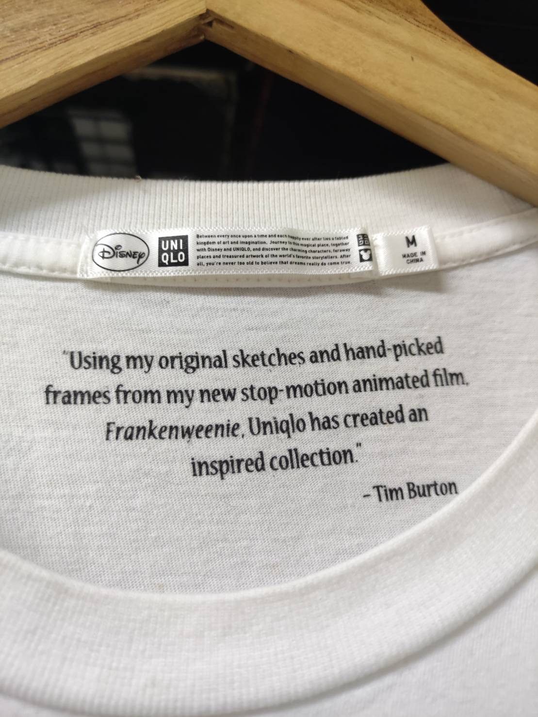 Disney Uniqlo X Disney Frankenweenie "Sparky&Persephone" T-Shirt Size US M / EU 48-50 / 2 - 5 Thumbnail