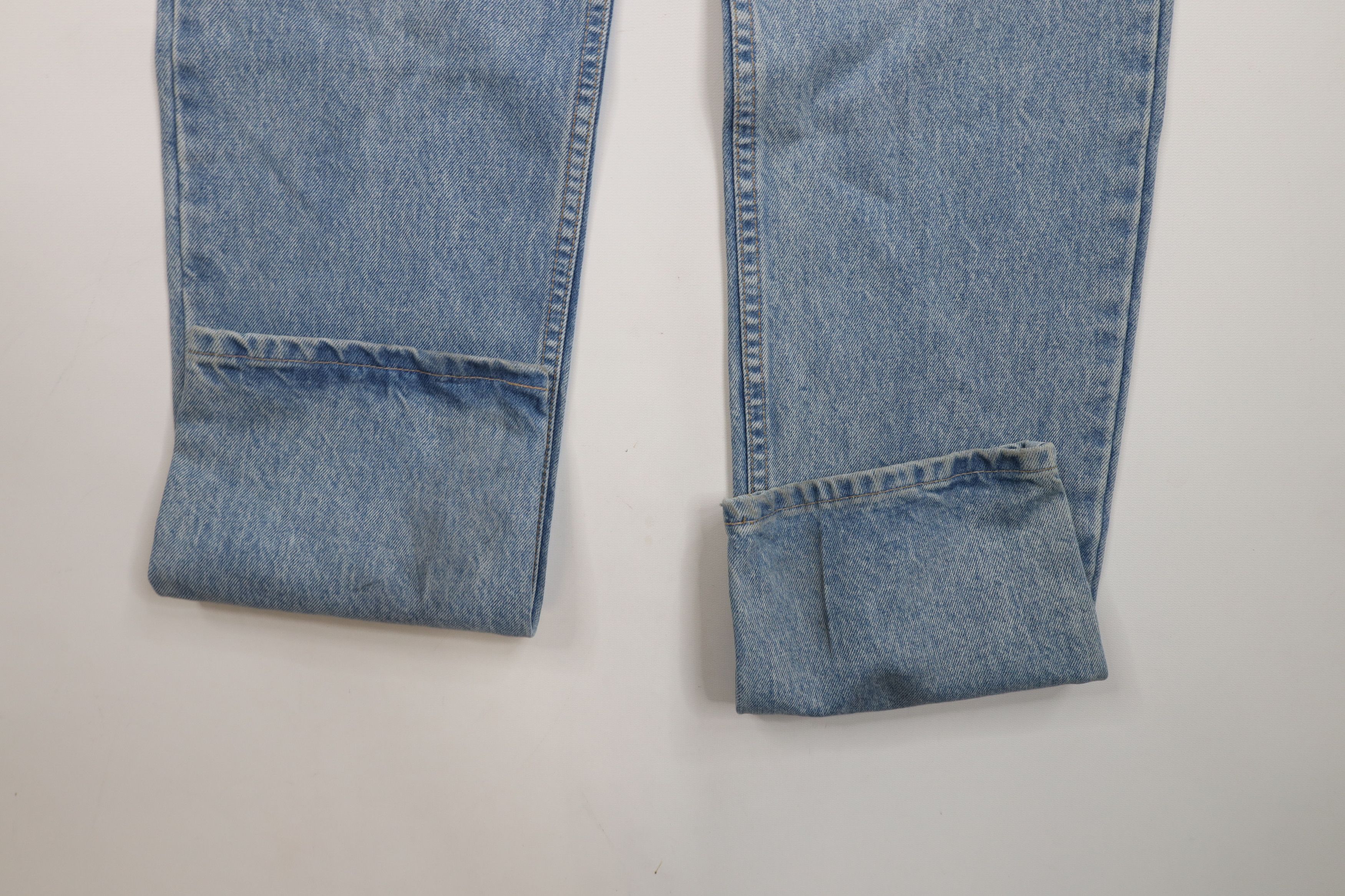 Vintage Vintage 90s Streetwear Straight Leg Denim Jeans Blue Cotton Size US 31 - 5 Thumbnail