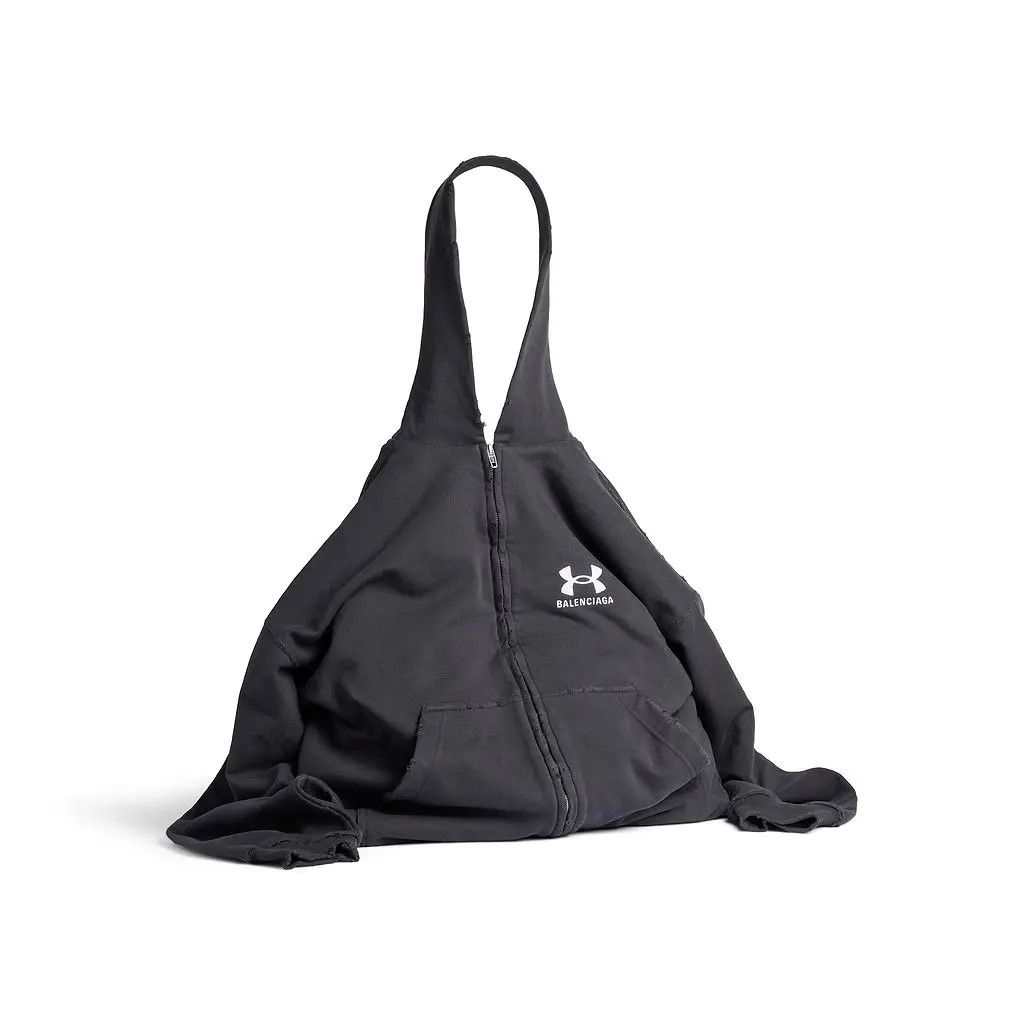 Balenciaga × Under Armour o1la1rc1a0625 Size: OS / Under Armour® Hoodie Bag in Black Size ONE SIZE - 4 Thumbnail