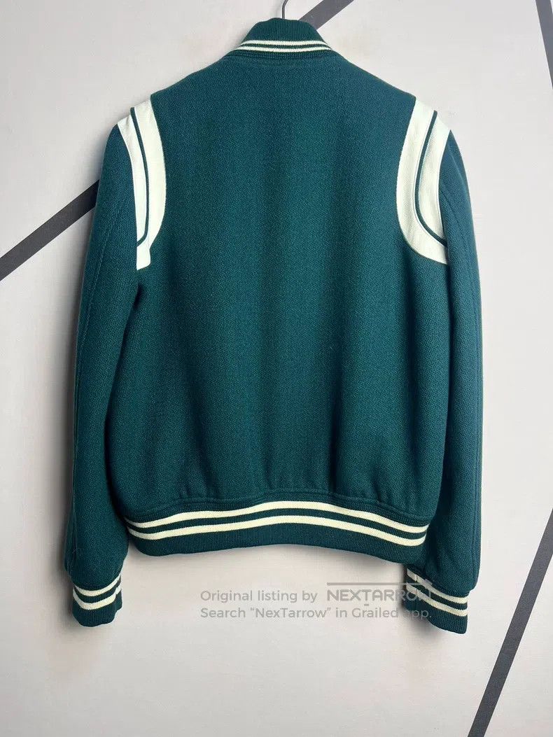 Other Saint Laurent Paris Sheepskin Patchwork Wool Baseball Jack Size US M / EU 48-50 / 2 - 2 Thumbnail