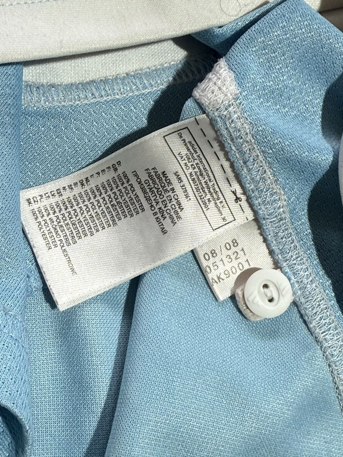 Adidas Rare 2008 Adidas Argentina U.A.R Rugby Shirt soccer jersey Size US L / EU 52-54 / 3 - 11 Thumbnail