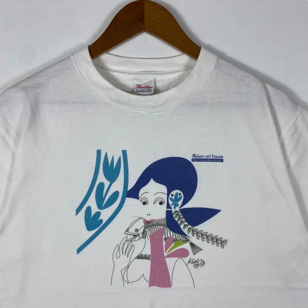 Japanese Brand Japanese Art KAN-ART HOUSE Ladybone Graphic Art Tee Size US L / EU 52-54 / 3 - 2 Thumbnail
