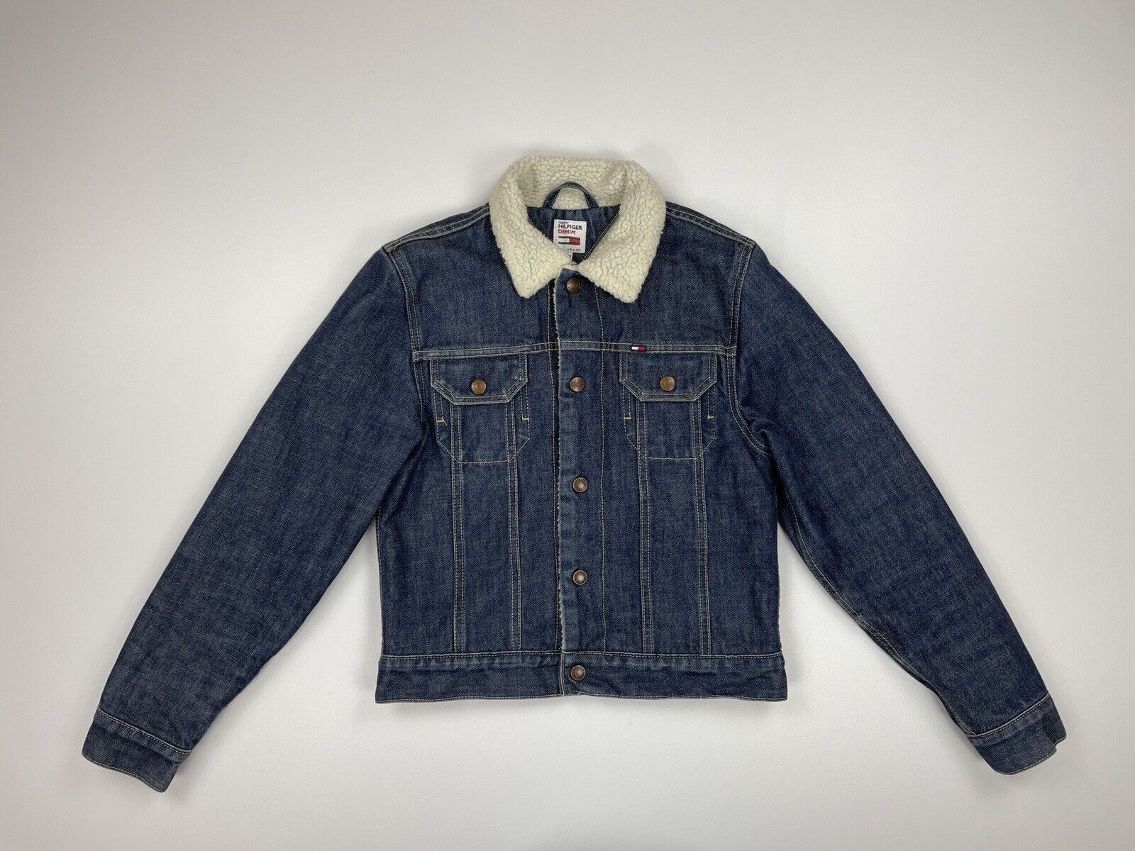 Tommy Hilfiger Tommy Hilfiger women denim sherpa jacket y2k Size M / US 6-8 / IT 42-44 - 5 Thumbnail