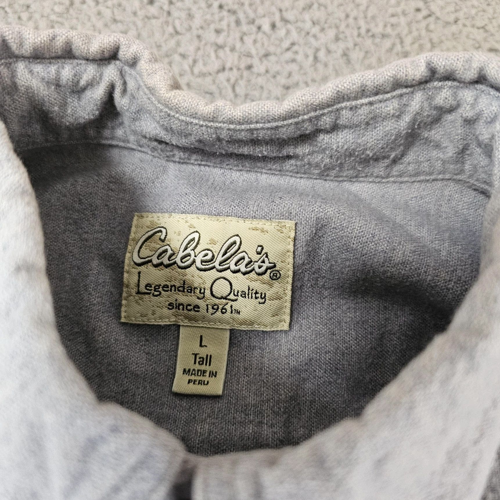Vintage Cabela’s Mens Deerskin Soft Chamois Cloth Deer Wildlife Flannel Shirt Large Tall Size US L / EU 52-54 / 3 - 3 Thumbnail