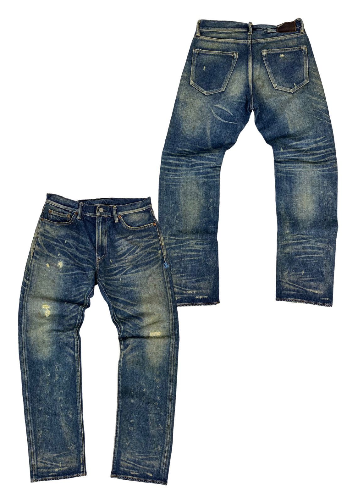 Japanese Brand Rare🔥Yamaya Jeans Lightning Style Size US 30 / EU 46 - 1 Thumbnail