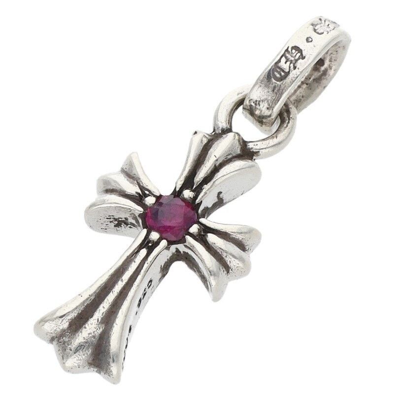 Chrome Hearts Chrome Hearts Ruby Charm Silver Necklace Size ONE SIZE - 1 Thumbnail