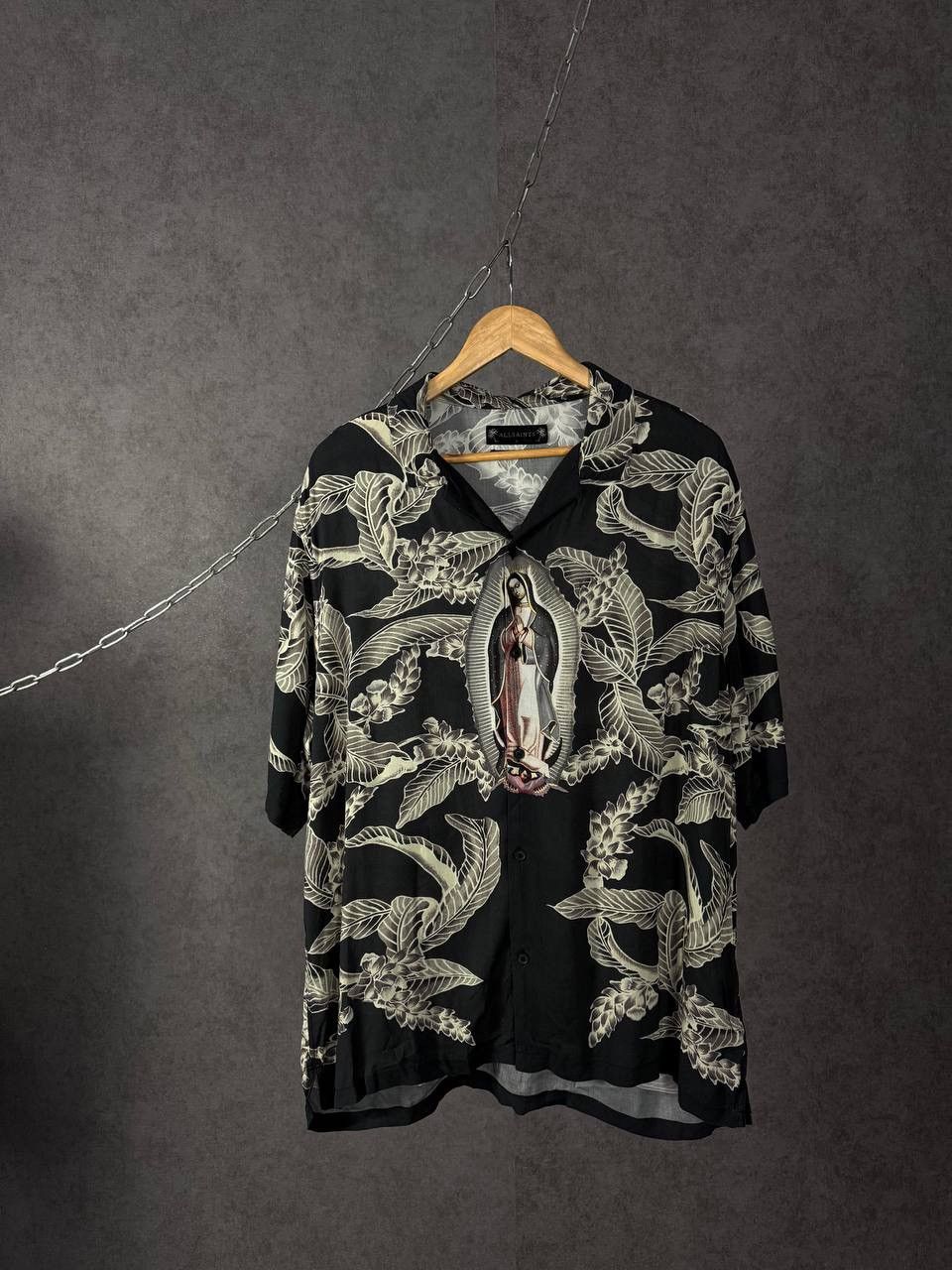 Allsaints Allsaints designer relaxed fit Hawaiian crazy art shirt Size US L / EU 52-54 / 3 - 1 Thumbnail