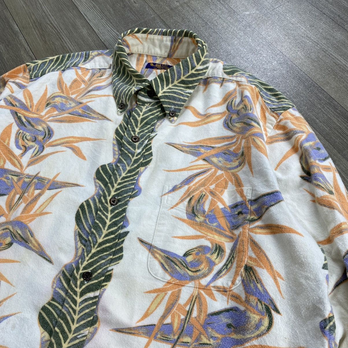 Sun Surf Vintage Sun Surf Toyo Enterprise Floral Hawaiian Long Shirt Size US L / EU 52-54 / 3 - 4 Thumbnail