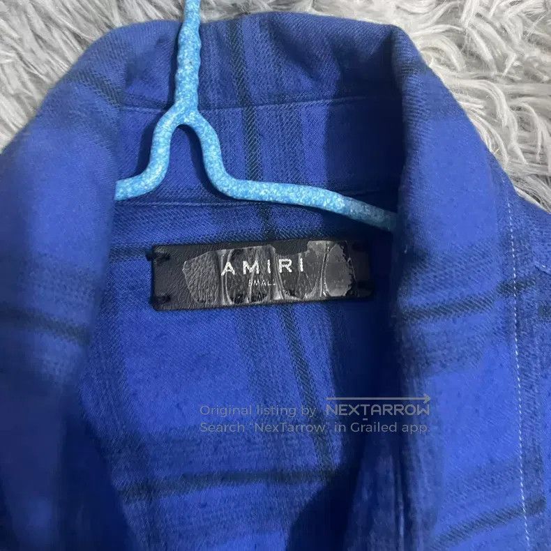 Amiri Amiri Blue shark shirt Size US S / EU 44-46 / 1 - 3 Thumbnail