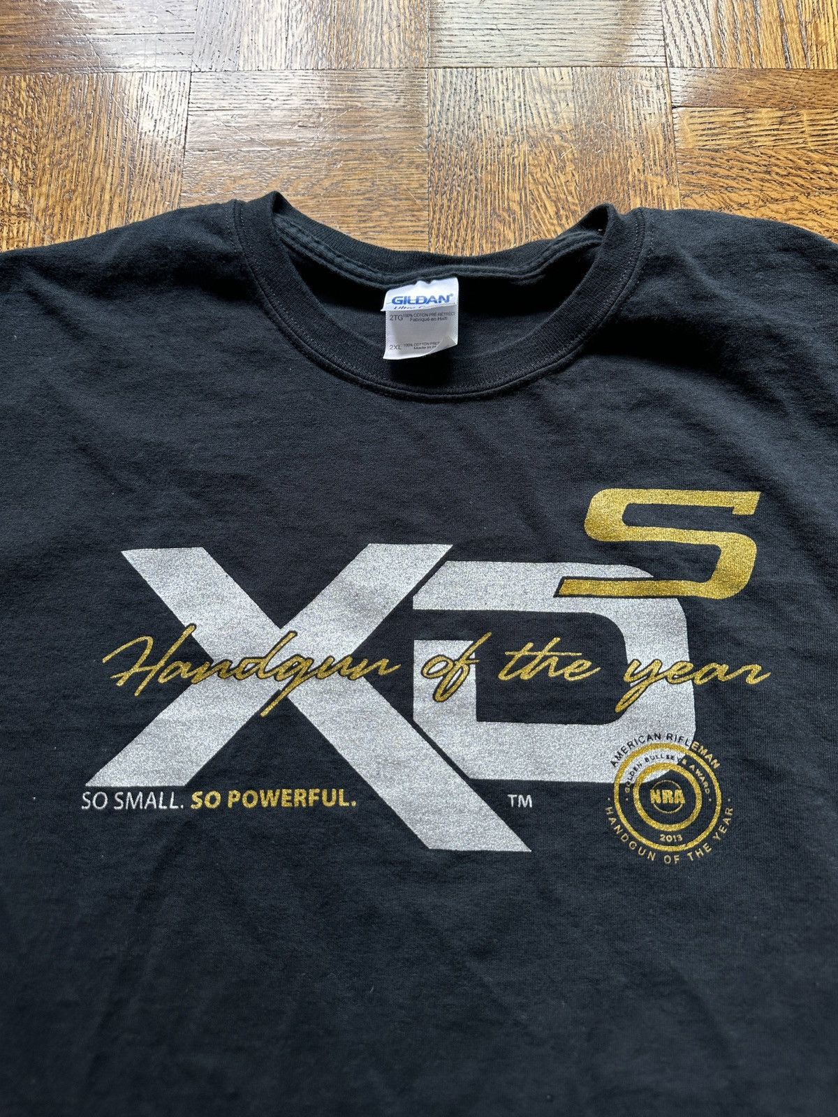 Japanese Brand Vintage Y2K XD5 Handgun of the Year Graphic Tee Size US XXL / EU 58 / 5 - 5 Thumbnail