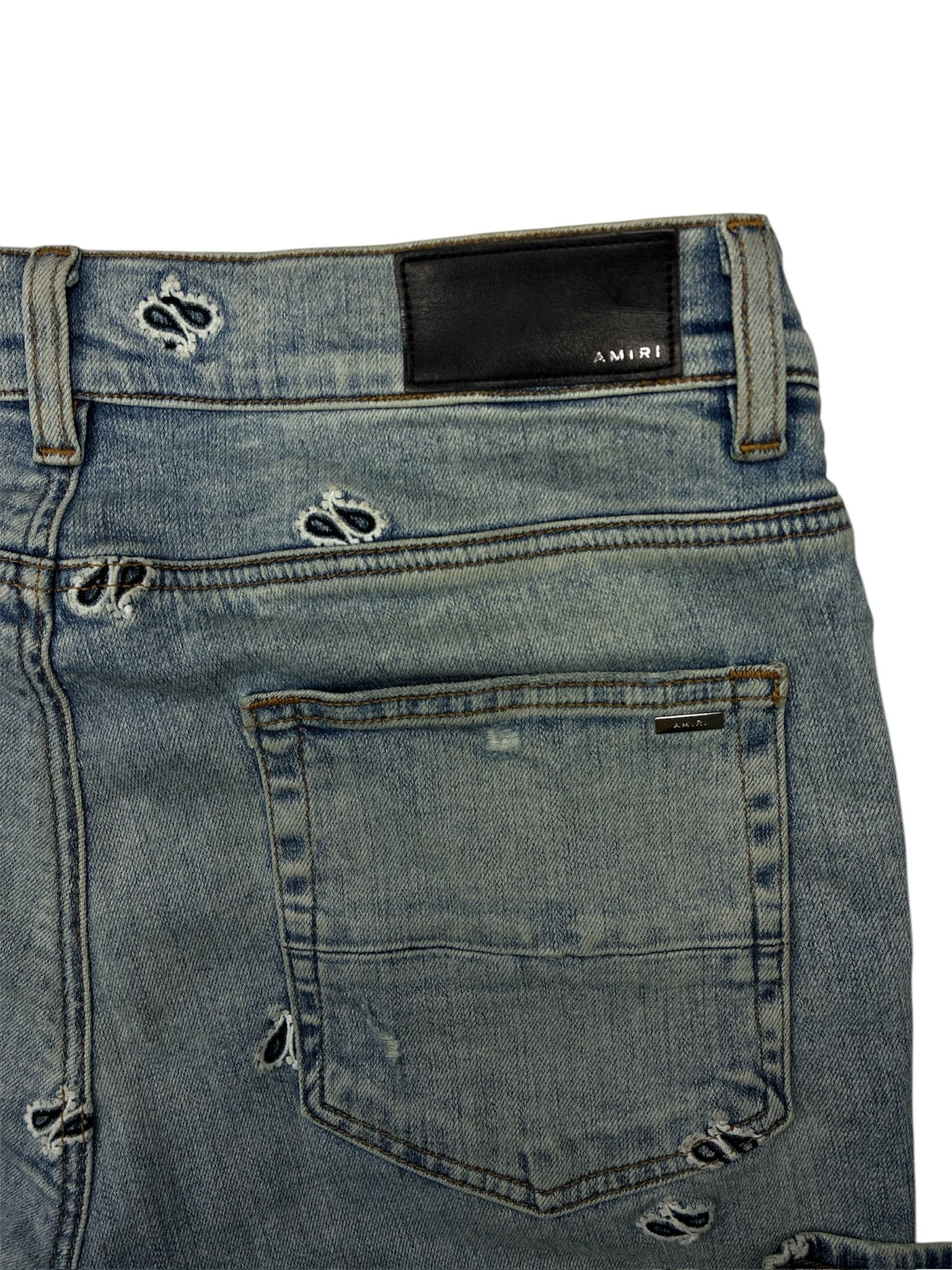 Amiri Amiri Paisley Skinny Jeans Size US 32 / EU 48 - 6 Thumbnail