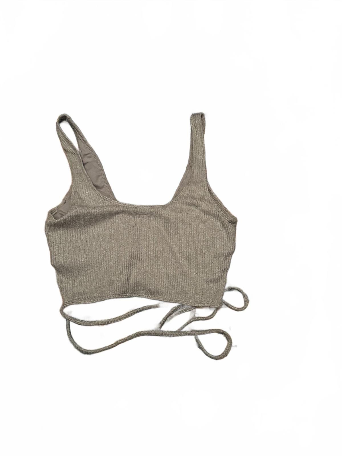 Other Gilly Hicks Ribbed Knit Crop Top with Wrap Tie Size S Size S / US 4 / IT 40 - 2 Thumbnail