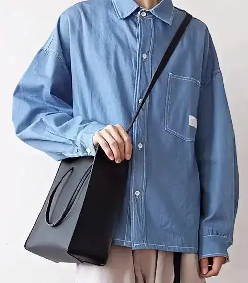 Japanese Brand Retro 90s pu leather messenger bag crossbody bag aesthetic Size ONE SIZE - 3 Thumbnail