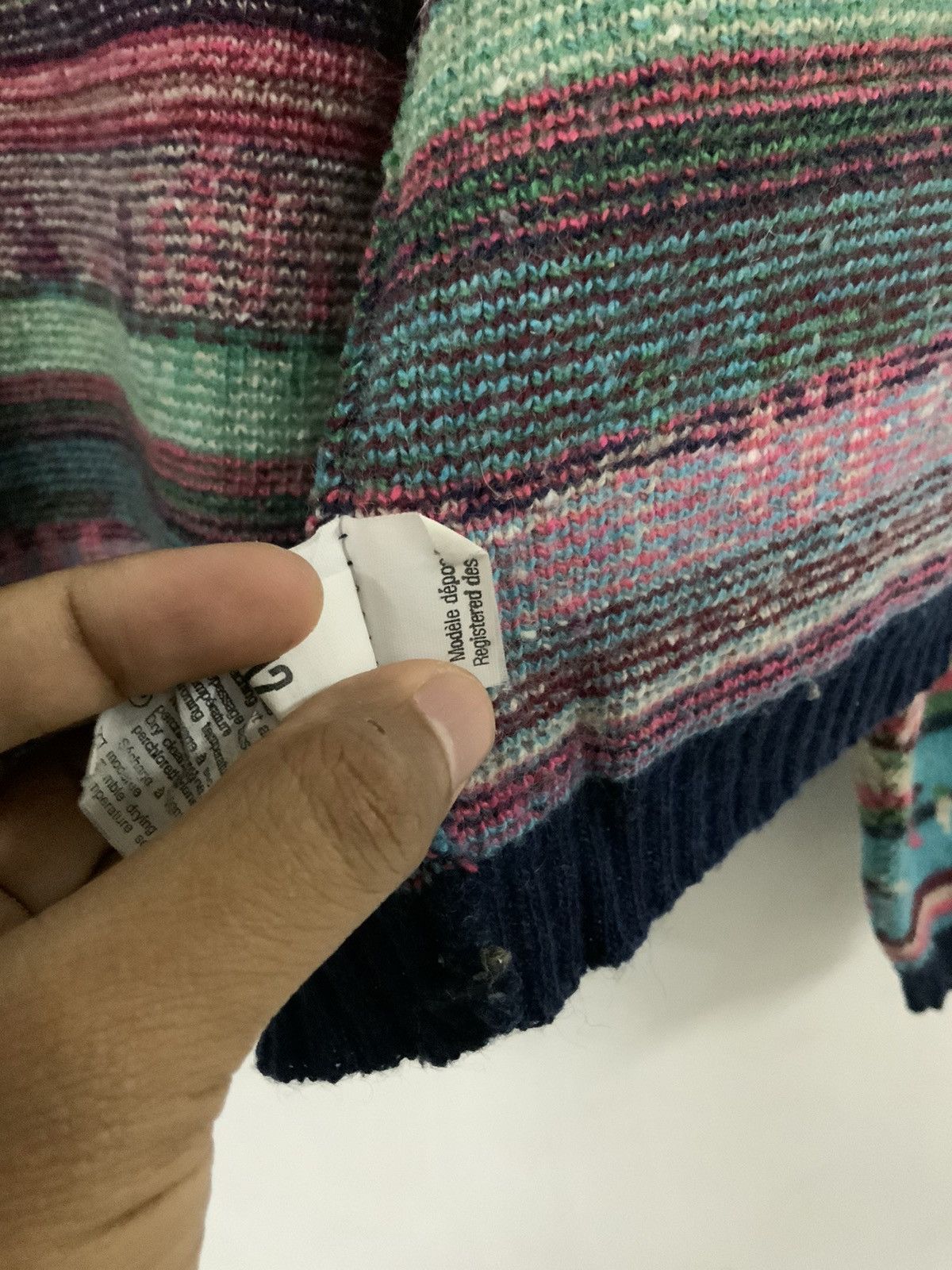 If Six Was Nine Jacquard Paris Navajo / Serapi Knit Sweater Size US M / EU 48-50 / 2 - 10 Thumbnail