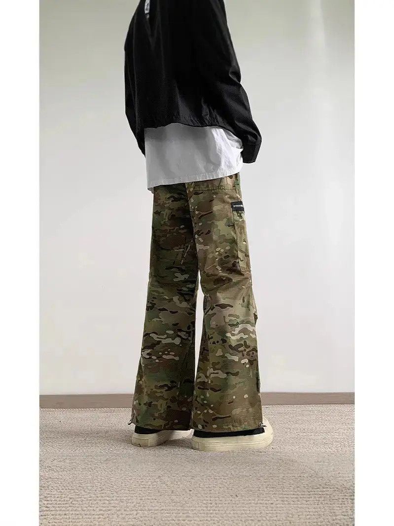 Japanese Brand Retro loose camouflage pocket jeans Size US 32 / EU 48 - 4 Thumbnail