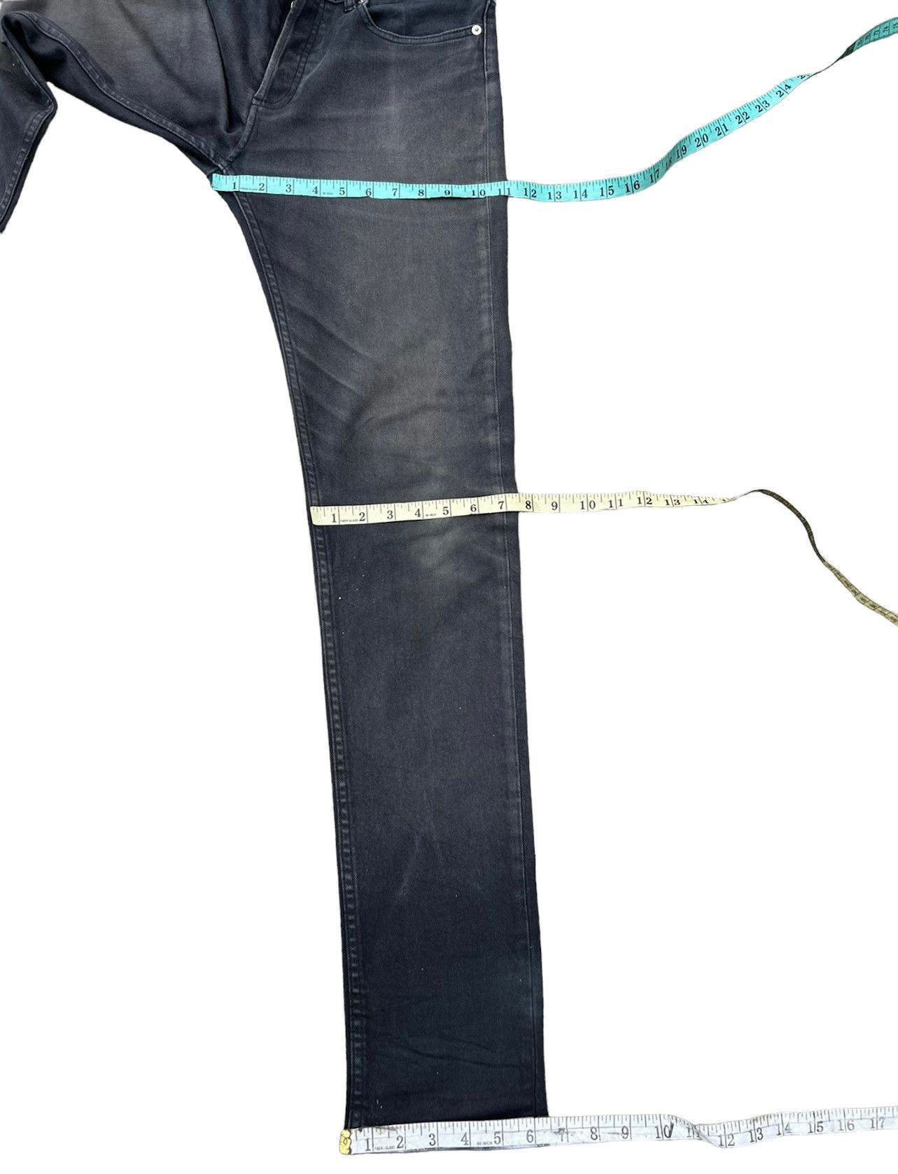 A.P.C. Vintage A.P.C. Petit Standard Sun Fade Black Denim Jeans Size US 30 / EU 46 - 4 Thumbnail