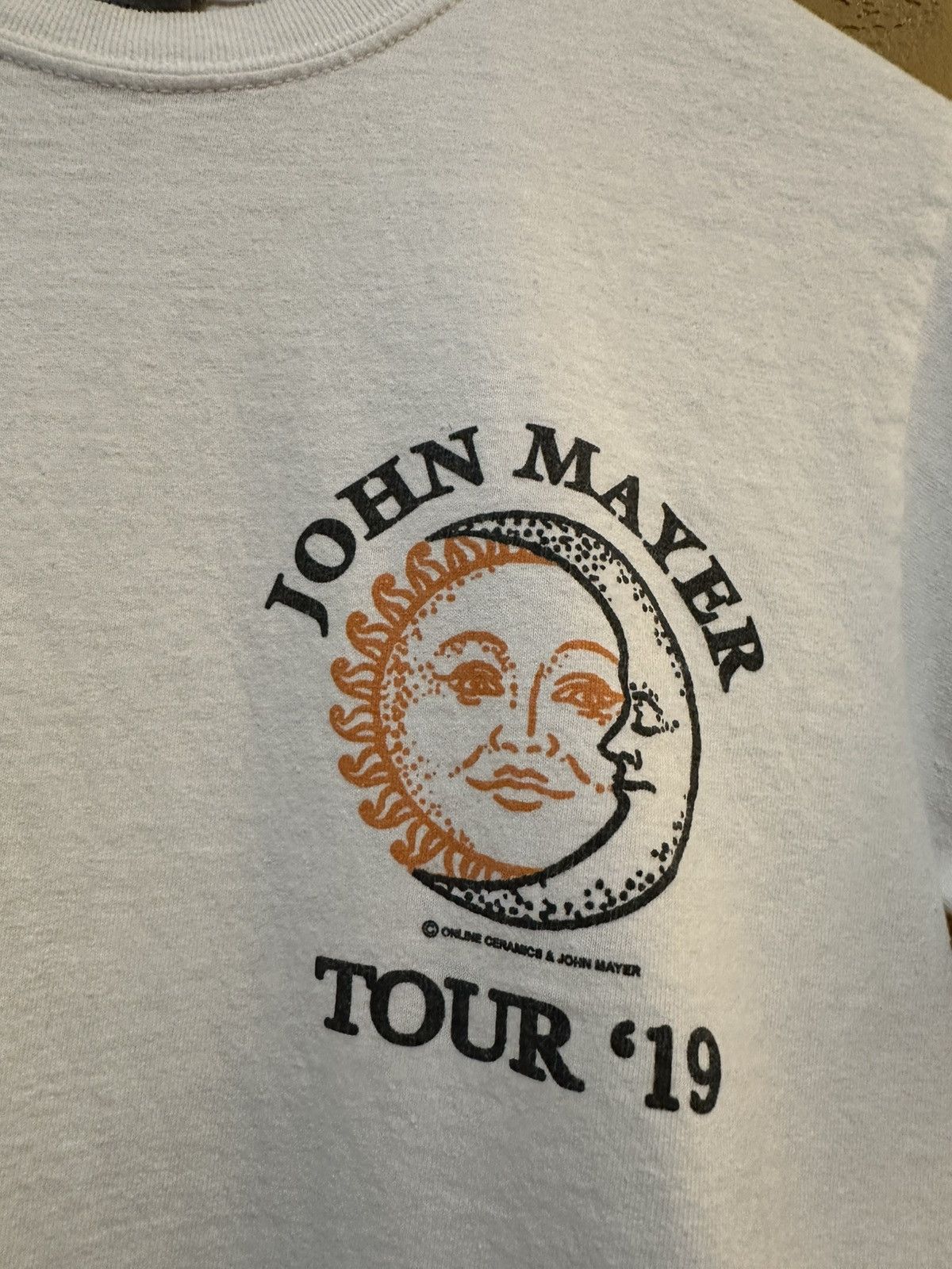 John Mayer × Online Ceramics Rare John Mayer x Online Ceramics Tour 2019 T Shirt Size US S / EU 44-46 / 1 - 4 Thumbnail