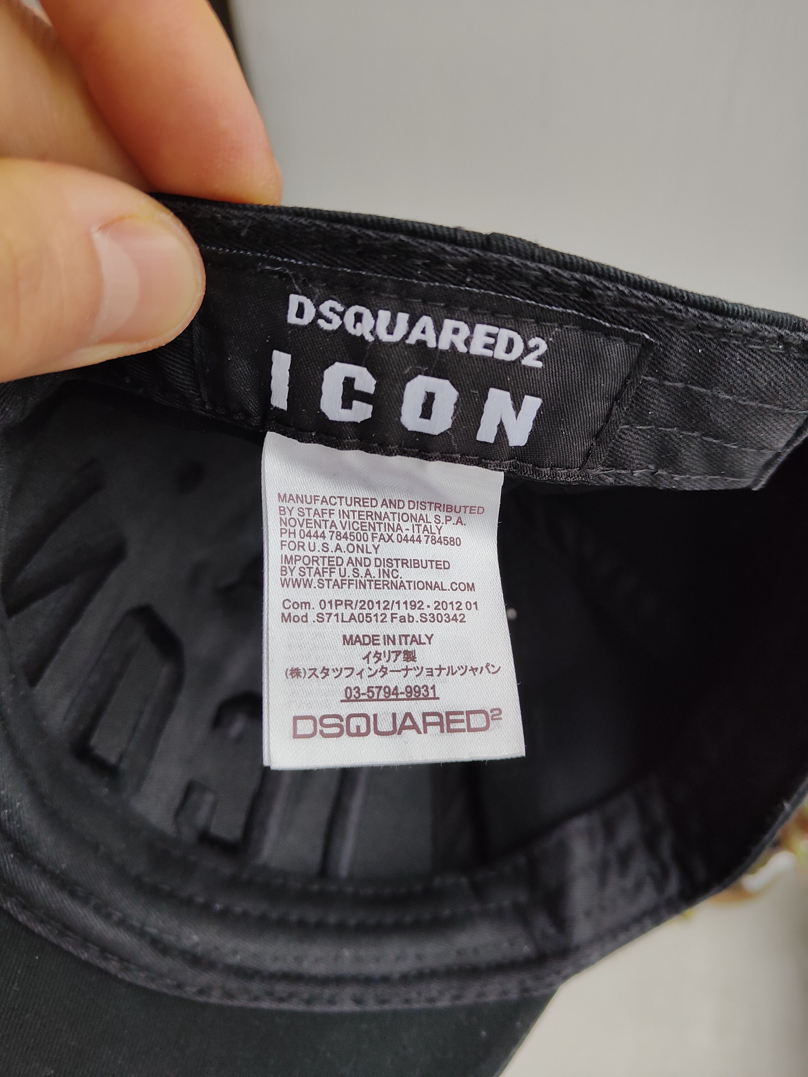 Dsquared2 Dsquared ICON Cap Dsquared 2 Cap Italy Unisex Size ONE SIZE - 9 Thumbnail