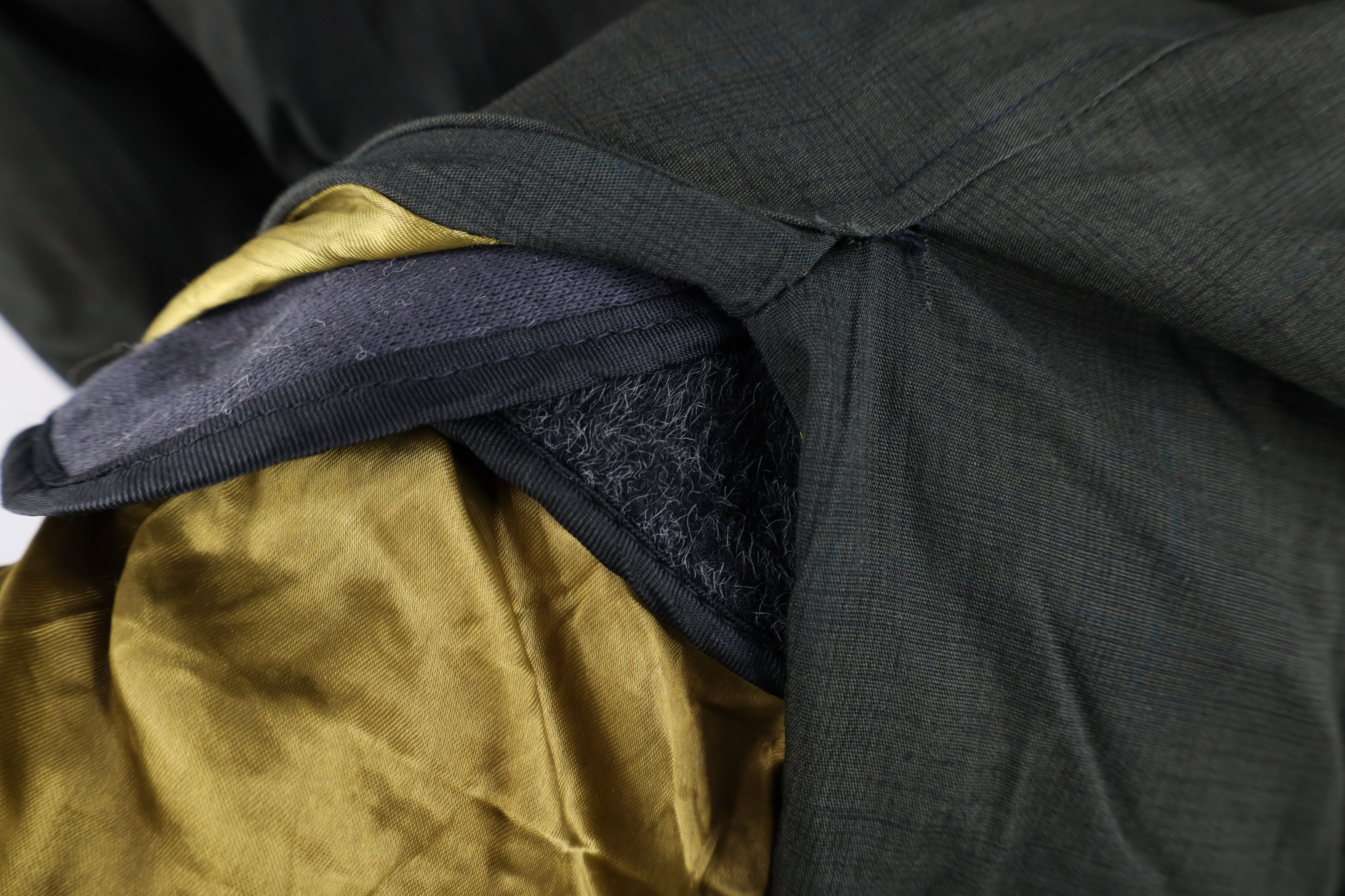 Vintage Vintage 50s Streetwear Gabardine Mohair Lined Trench Coat Size US XL / EU 56 / 4 - 12 Thumbnail