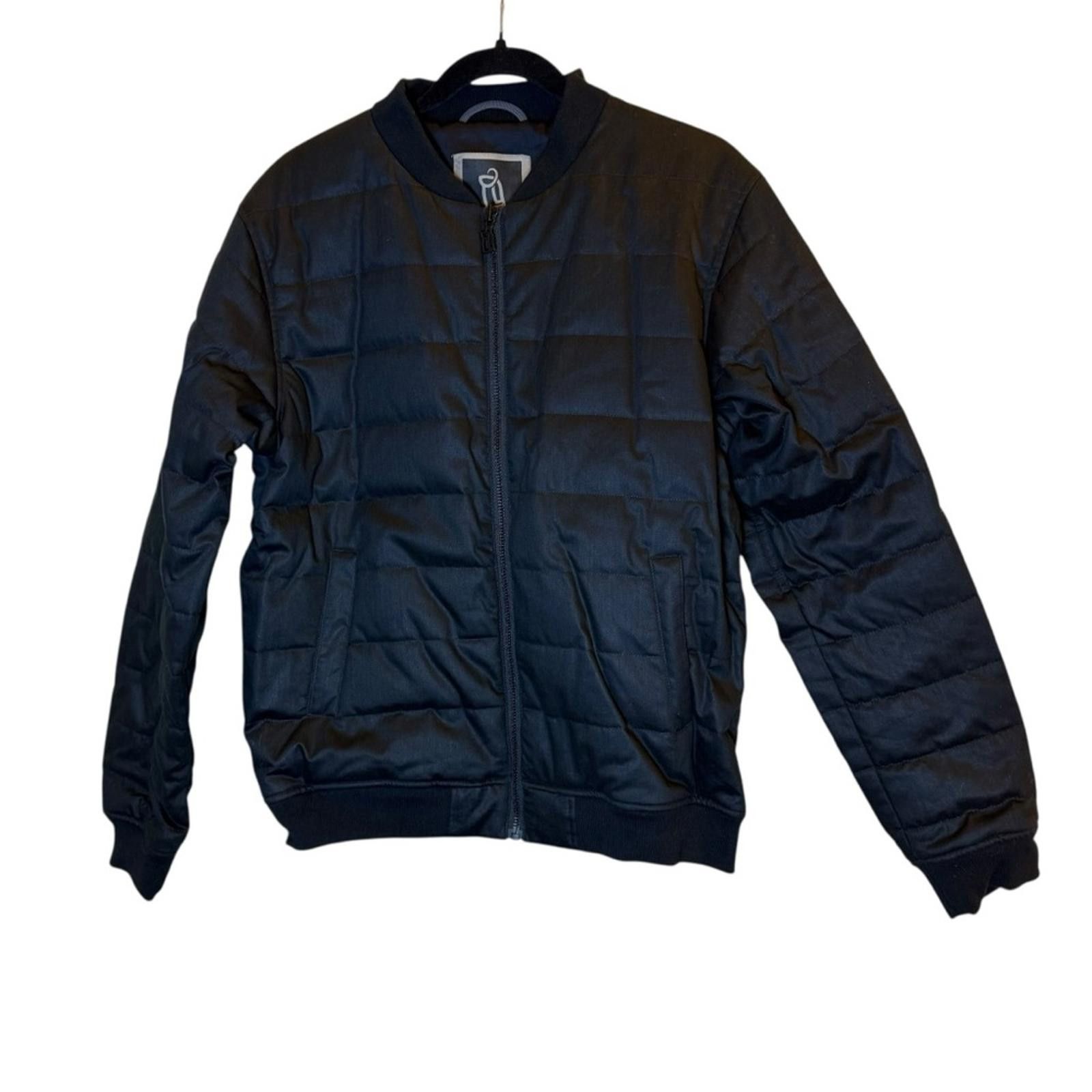 Hoodlamb Hoodlamb Hemp Tailors Mens Black QuiltedPuffer Jacket sz L Size US L / EU 52-54 / 3 - 1 Thumbnail