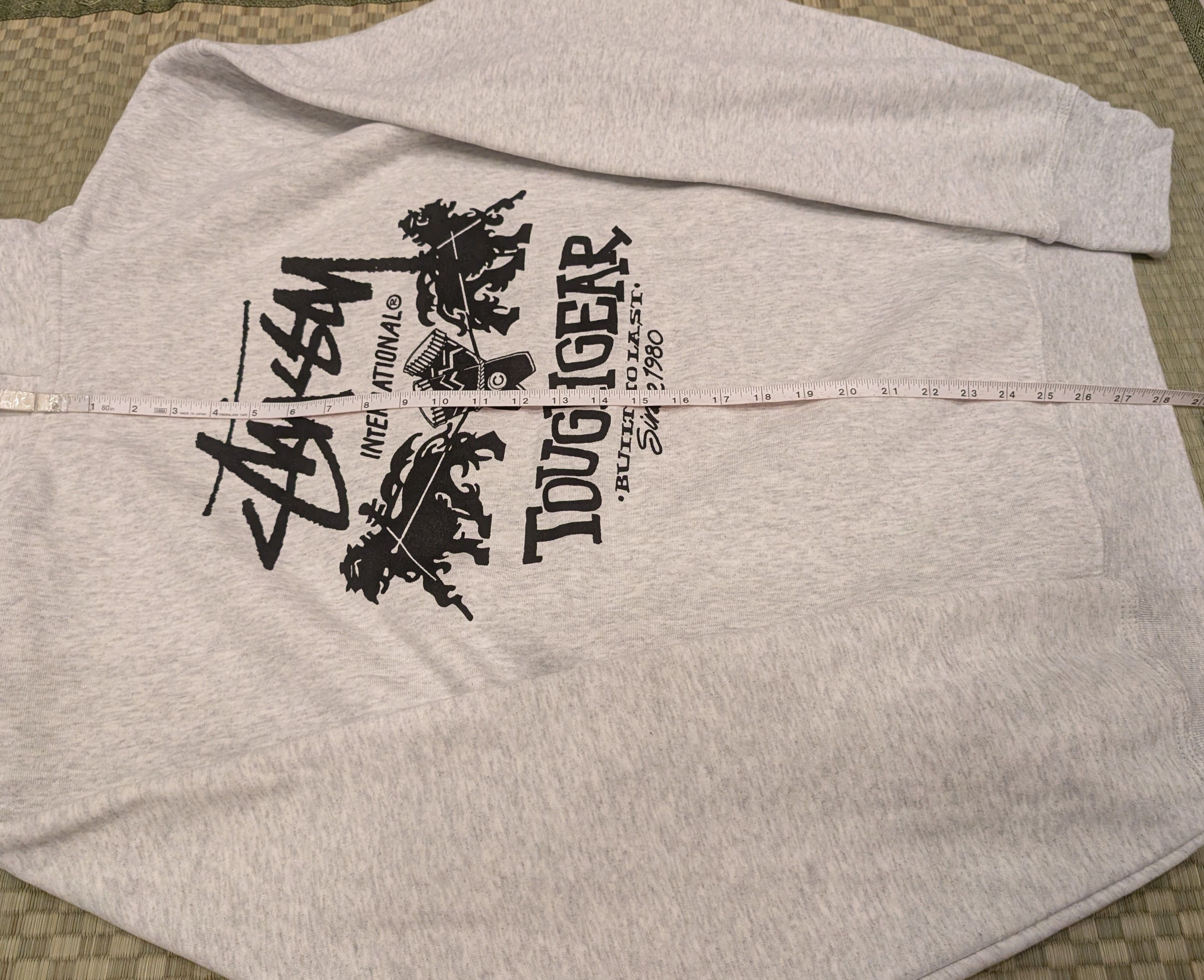Stussy NWT Stussy Tough Gear International Hoodie Ash Heather Size US XL / EU 56 / 4 - 7 Thumbnail