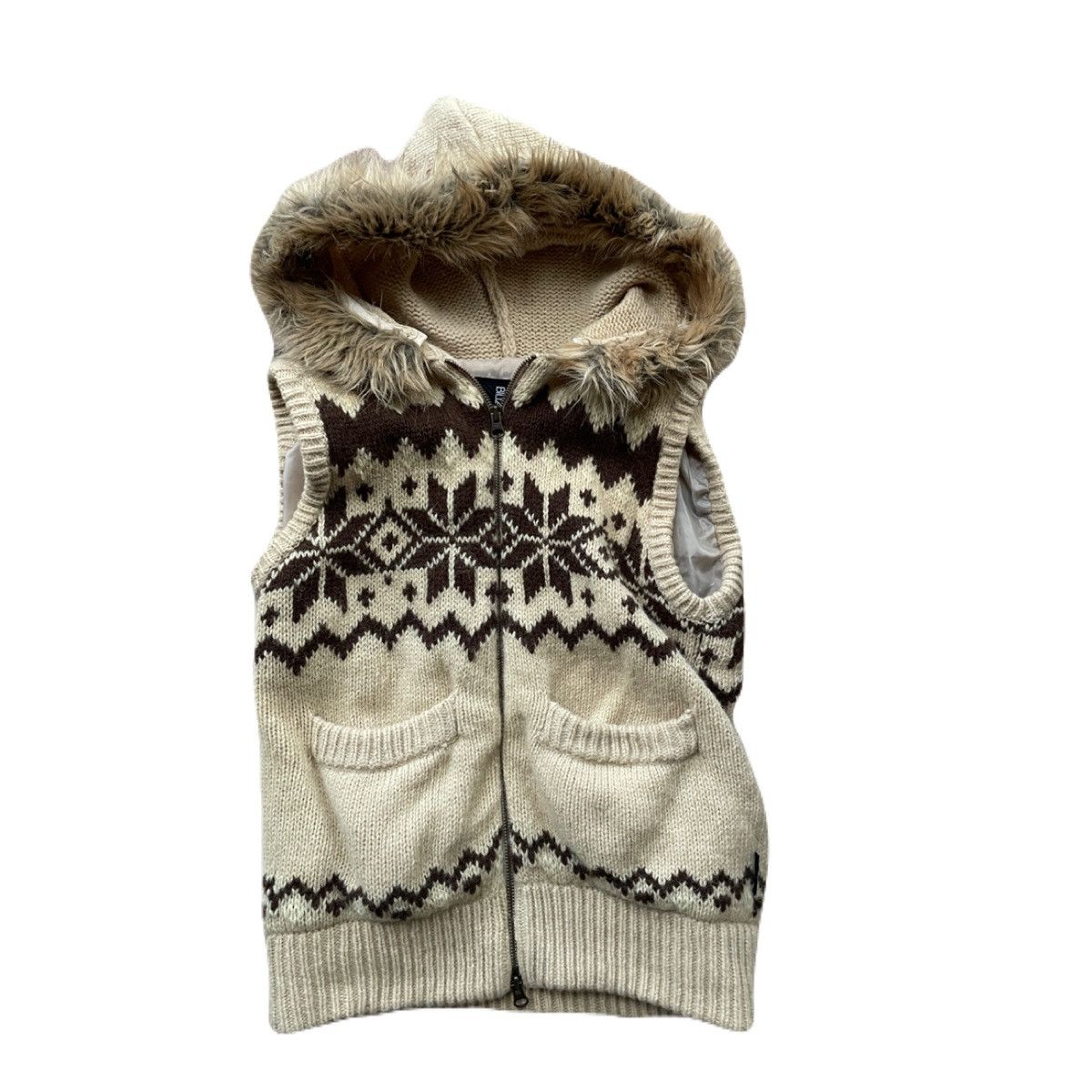 If Six Was Nine 2000s Japanese archive vkei fur zip up knit vest Size US S / EU 44-46 / 1 - 2 Thumbnail